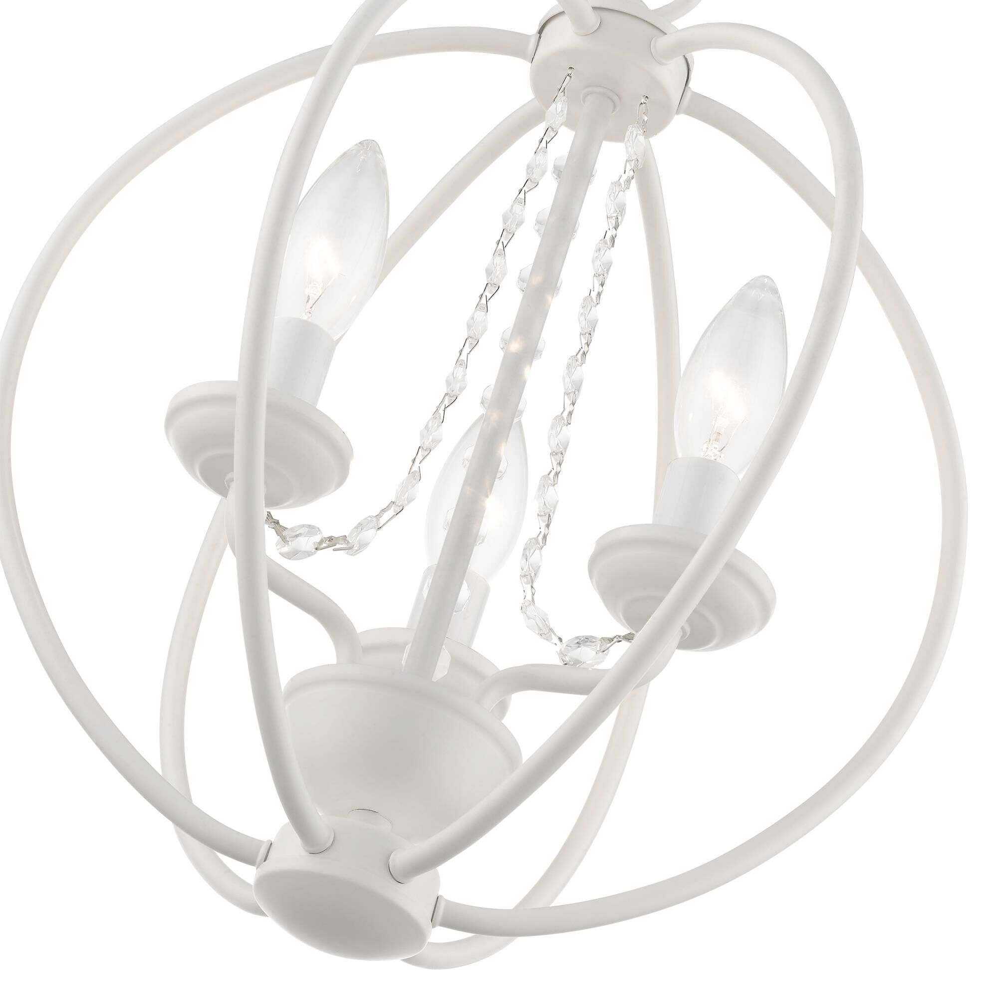 Arabella 12 Inch 3 Light Mini Chandelier by Livex Lighting
