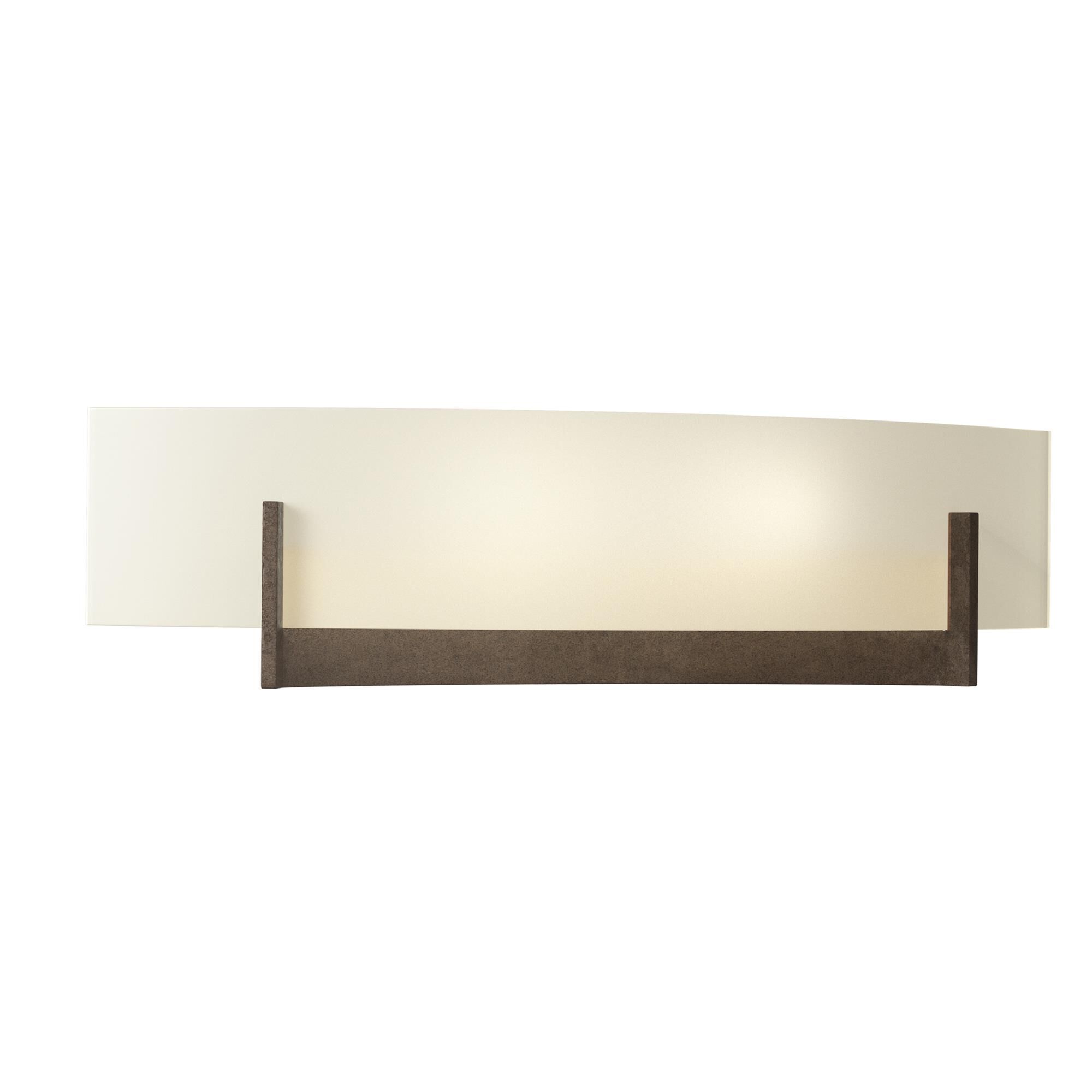 Shown in Bronze finish and Opal  glass