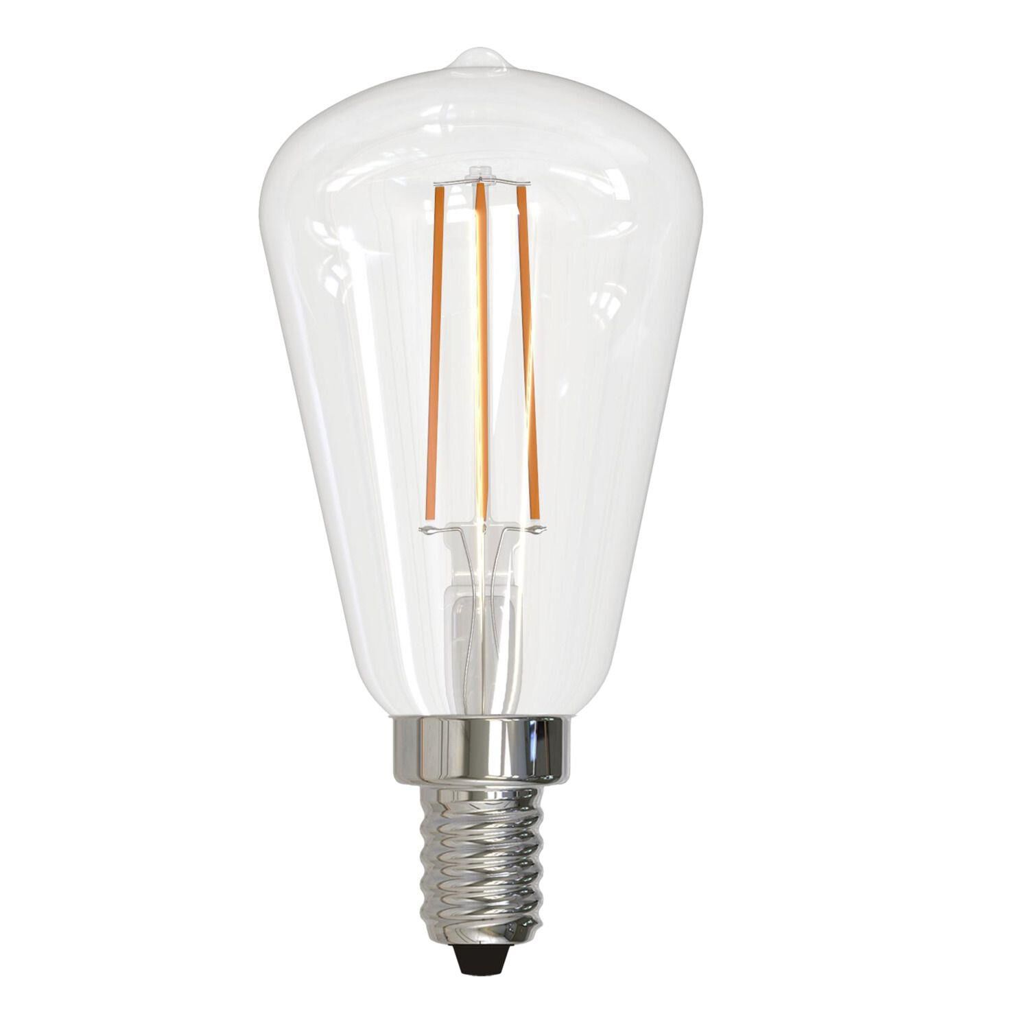 Clear ST15 Base E12 3000K LED Light Bulb by Bulbrite