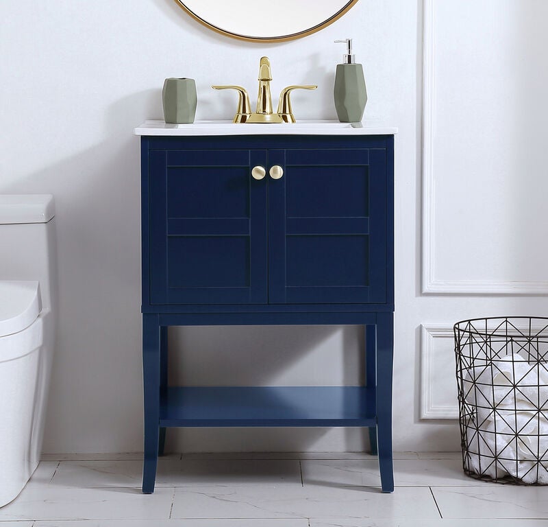 Mason 24 Inch Bath Vanity Cabinet by Elegant Decor
