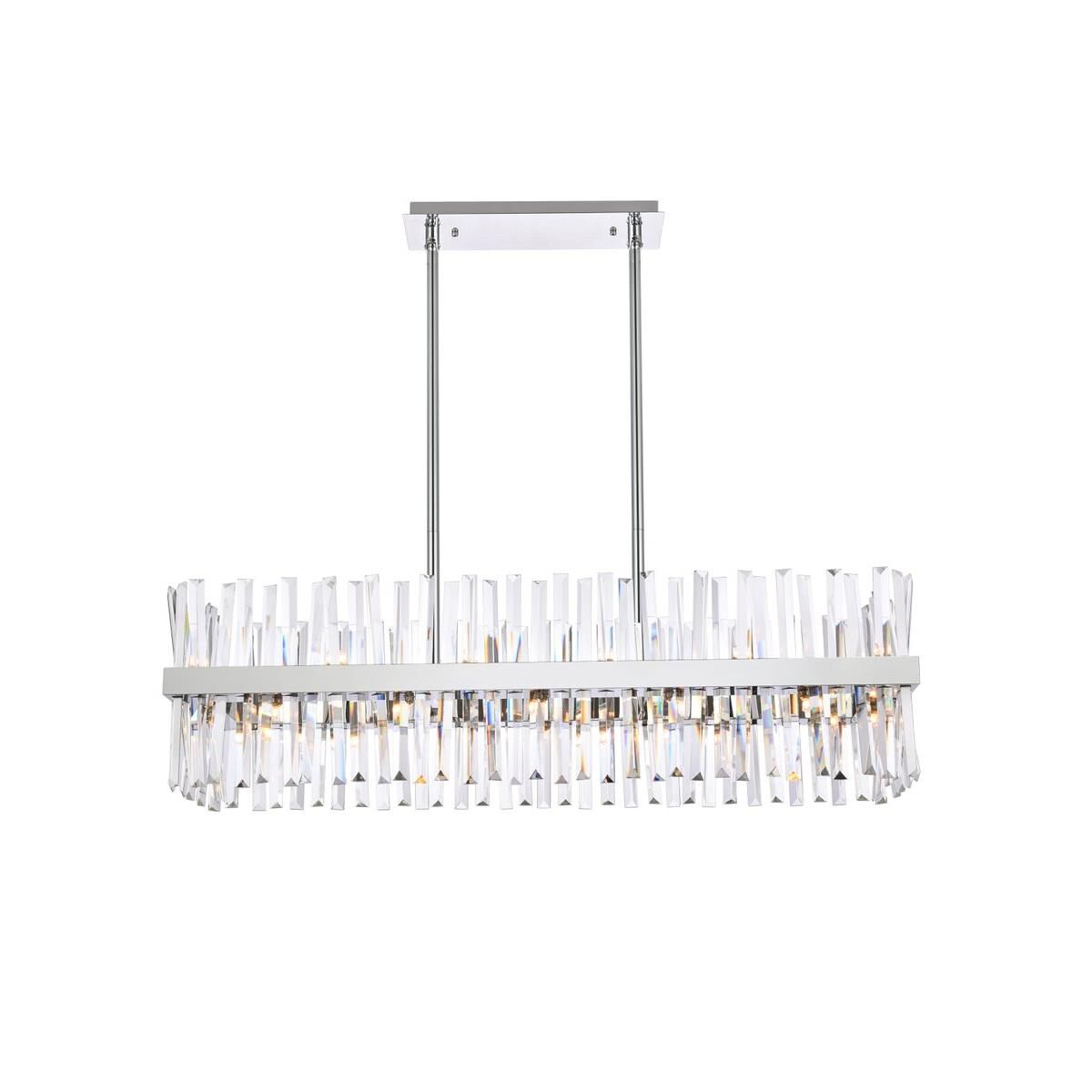 Serephina Linear Suspension Light by Elegant Lighting