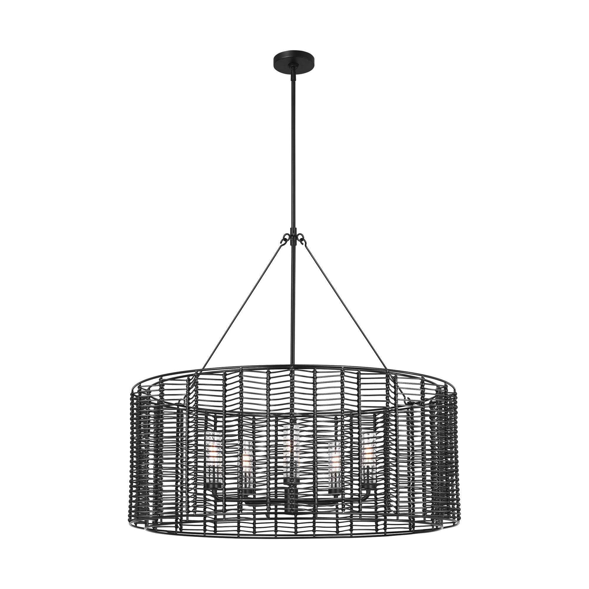 Shown in Midnight Black finish and Clear glass