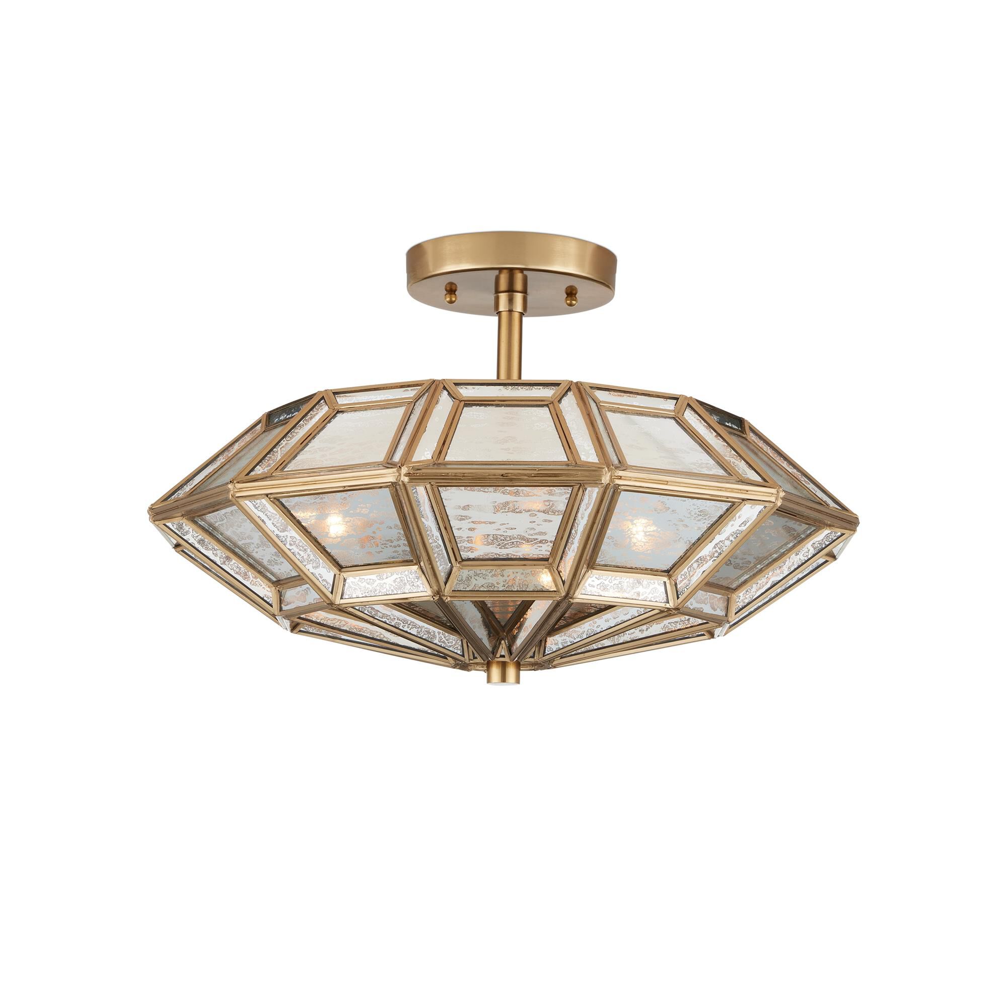 Valentina 20 Inch Semi Flush Mount,
