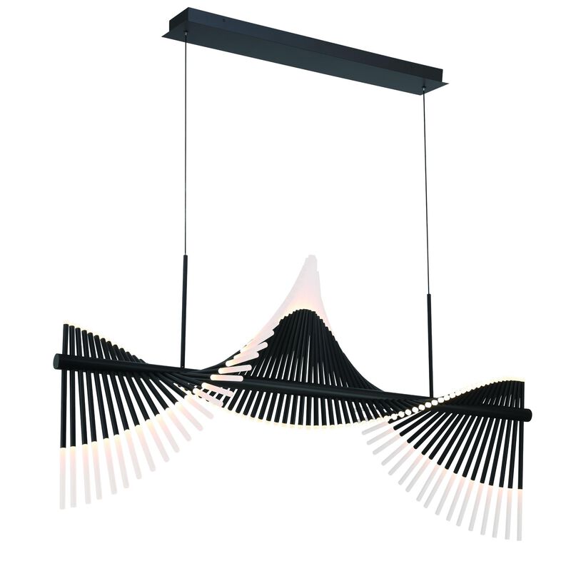 Voltik Large Linear Chandelier by Eurofase Lighting