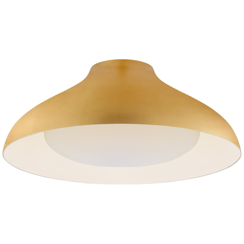 AERIN Agnes 18 Inch 1 Light LED Semi Flush Mount by Visual Comfort Signature Collection
