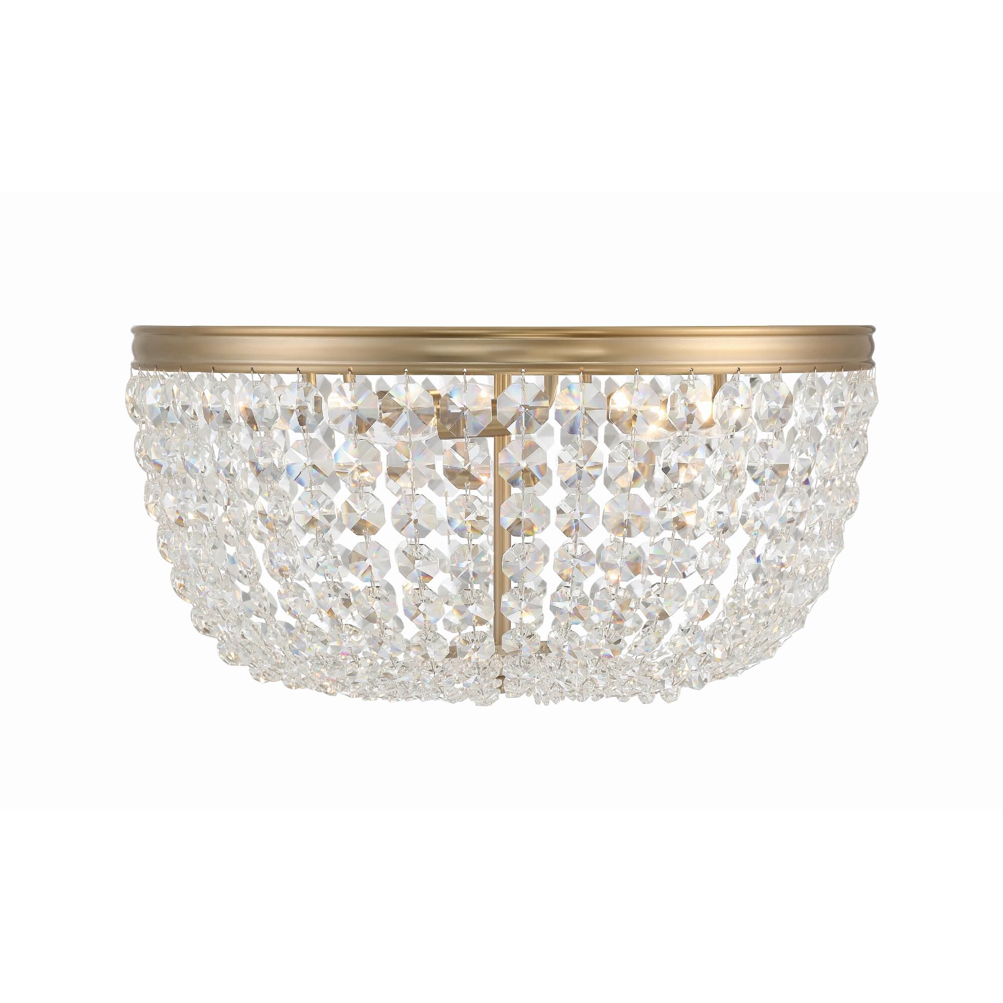 Nola 20 Inch 5 Light Flush Mount by Crystorama