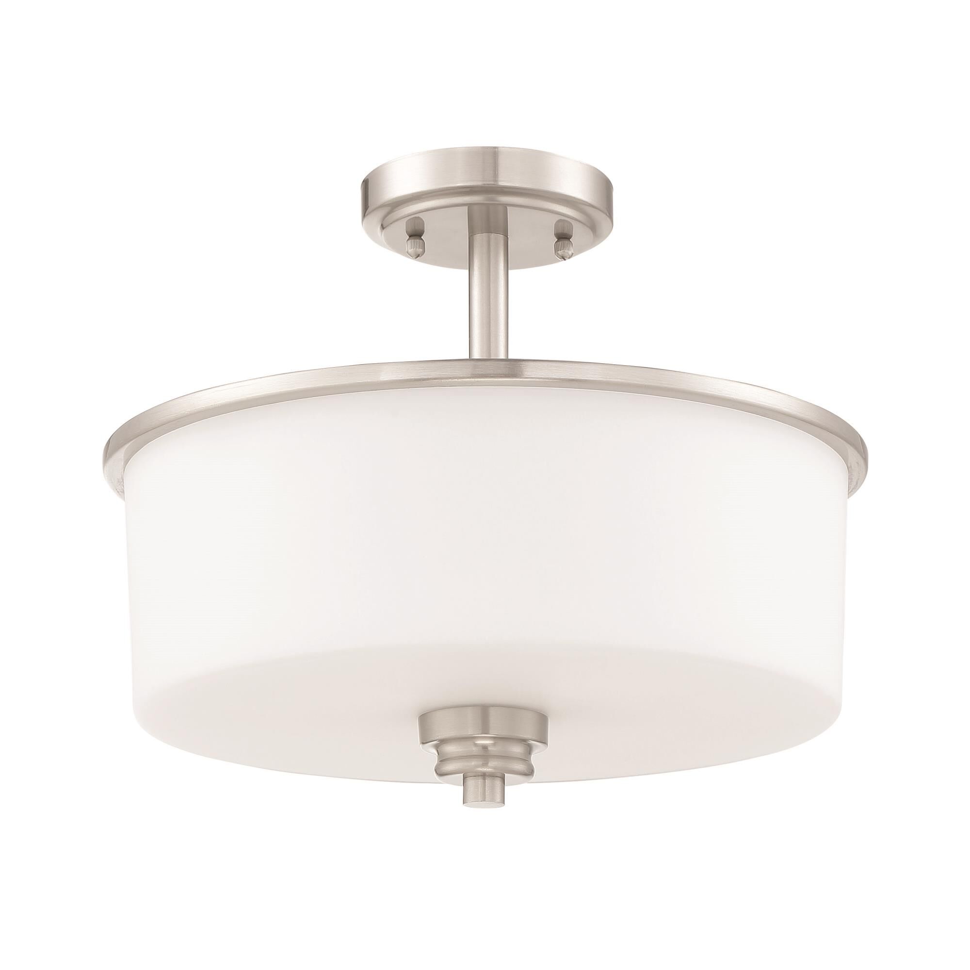 Bolden 13 Inch 2 Light Semi Flush Mount by Craftmade