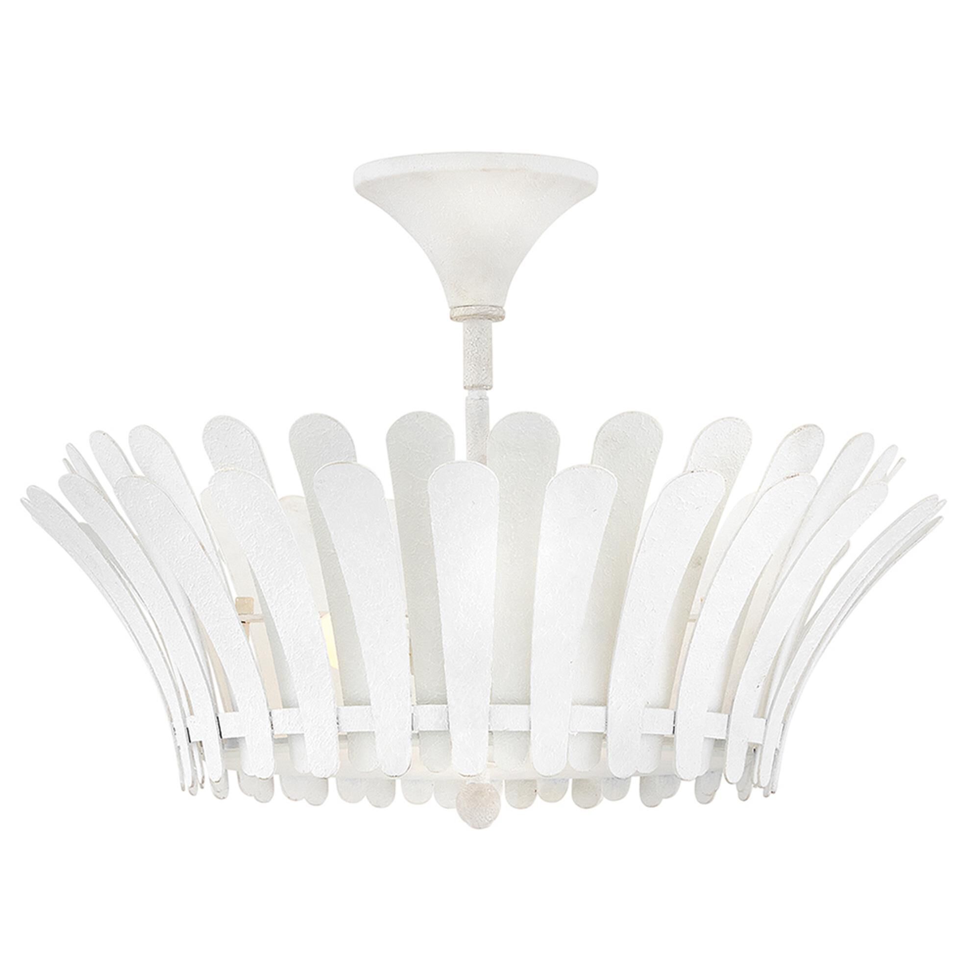 Reina 20 Inch 3 Light Semi Flush Mount,
