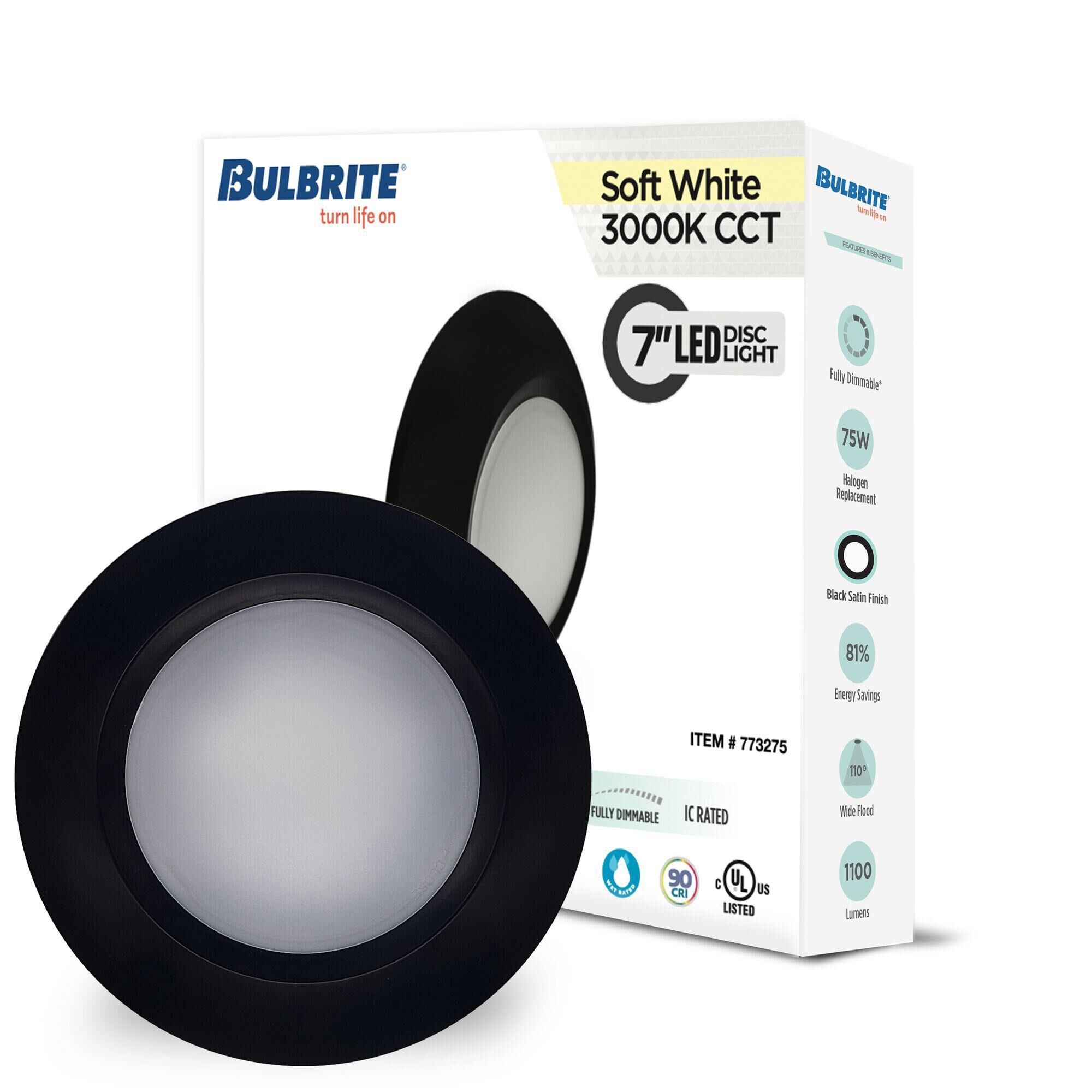 7 Inch Flush Mount by Bulbrite