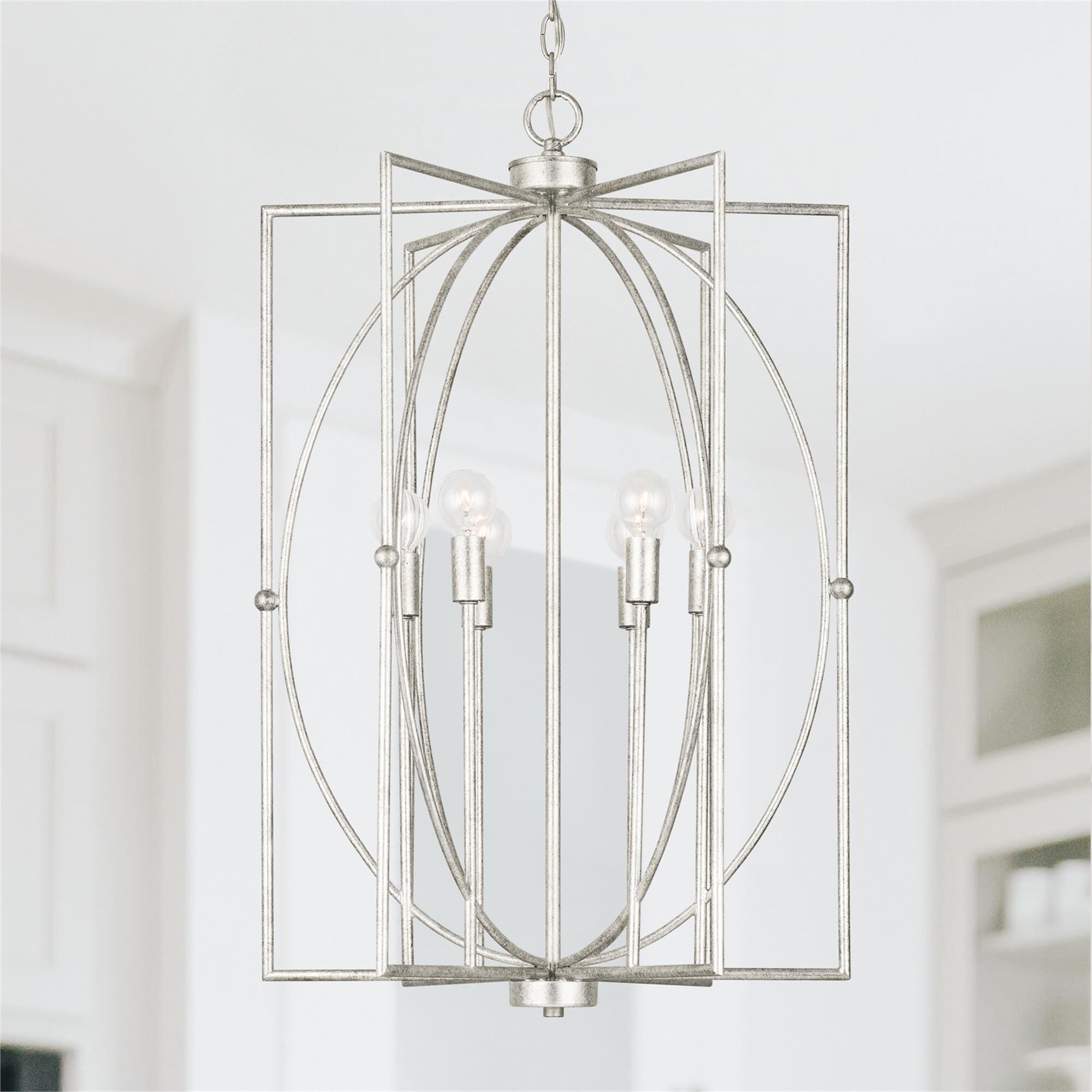 Shown in Antique Silver finish