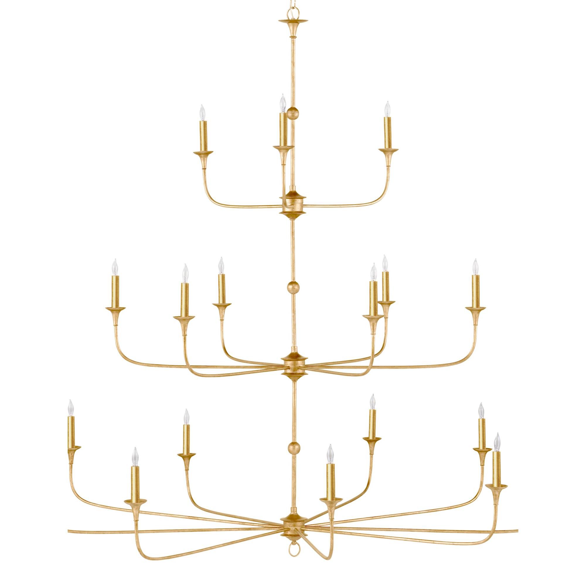 Nottaway 60 Inch Chandelier by Currey and Company