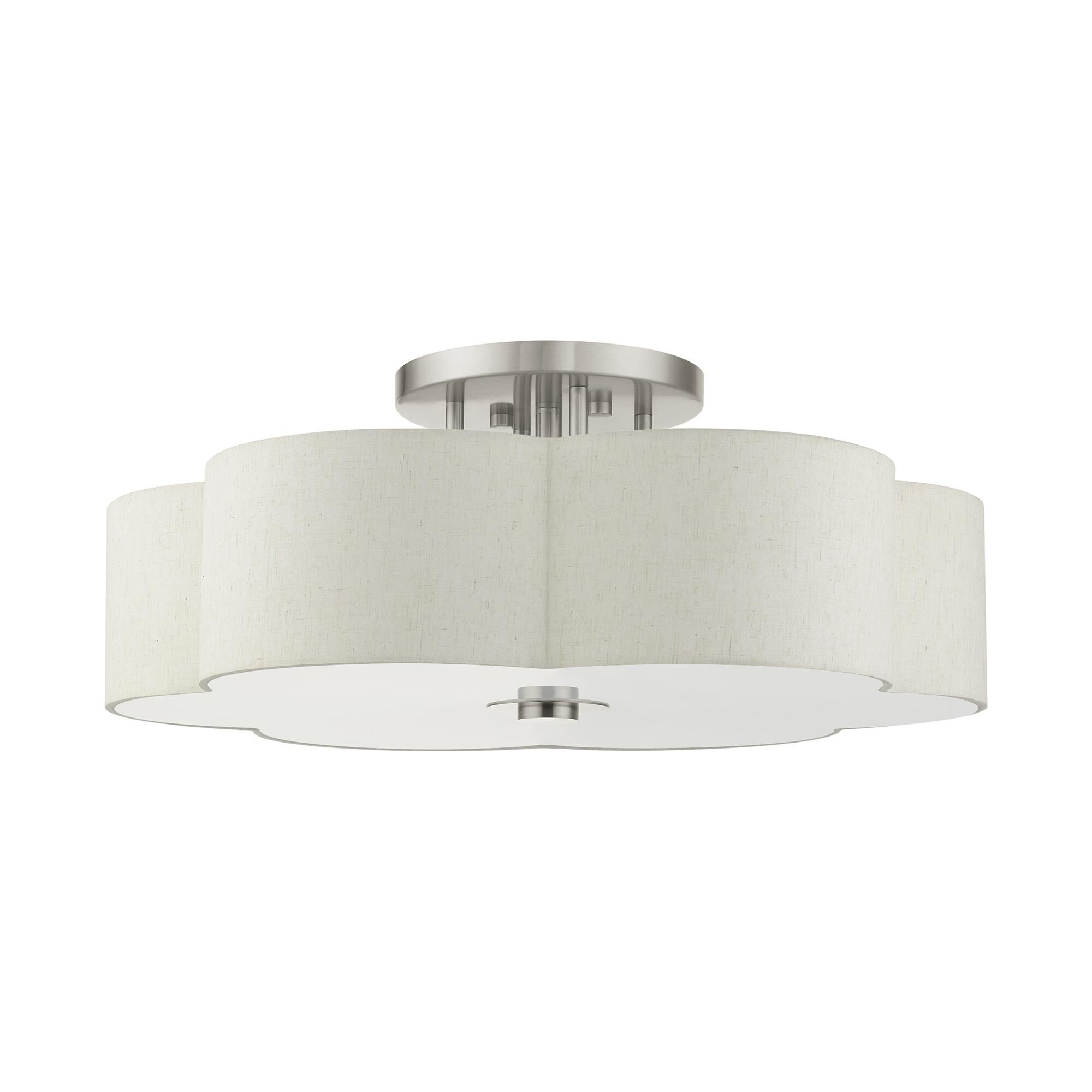 Solstice 6 Light Semi Flush Mount by Livex Lighting