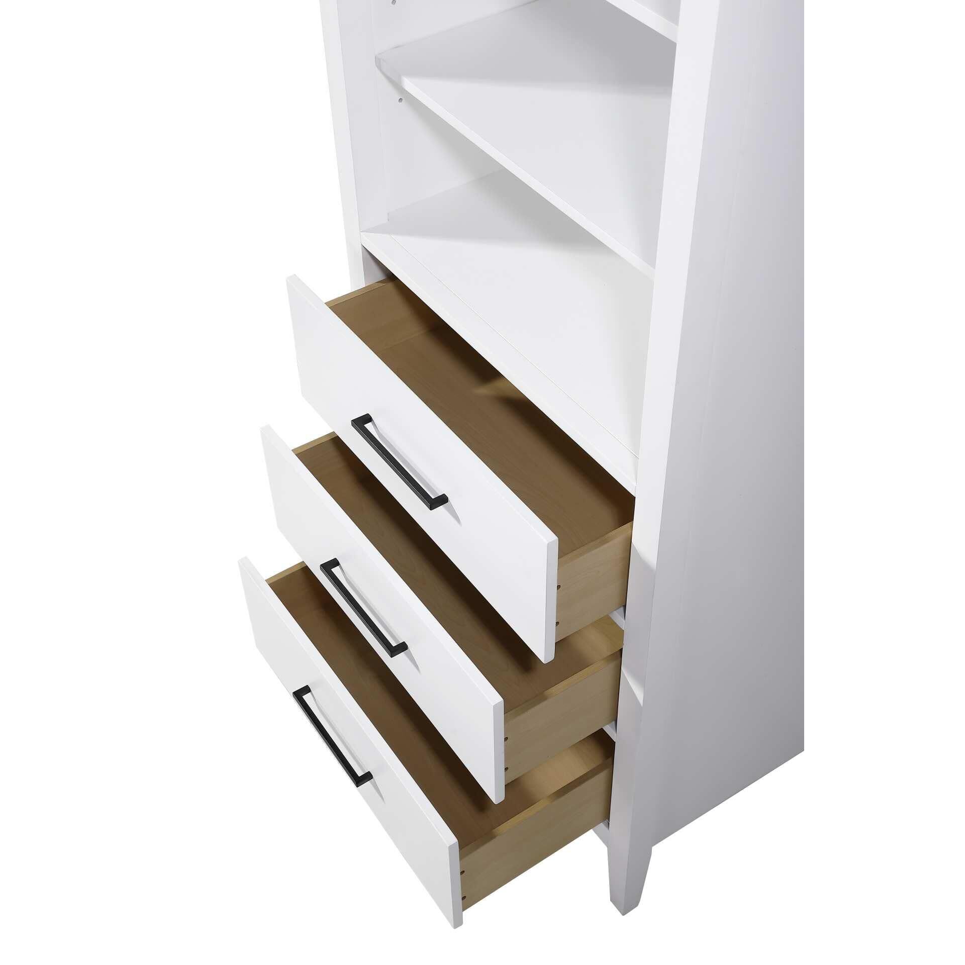 Shown in White finish