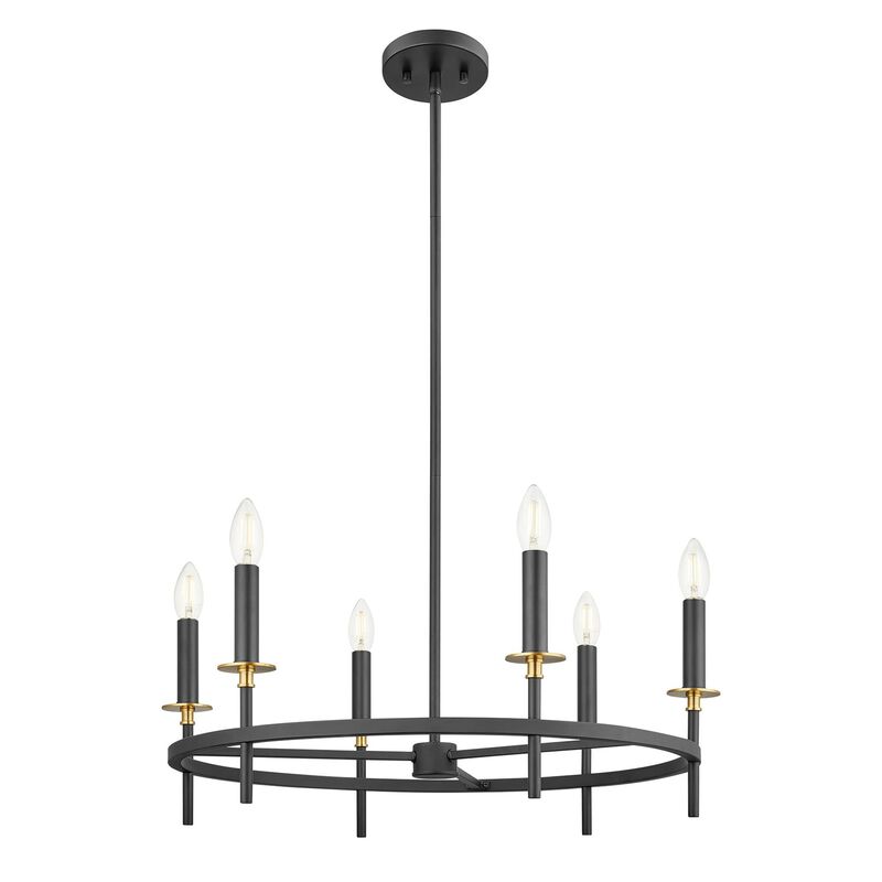 25 Inch Chandelier by Meridian Lighting