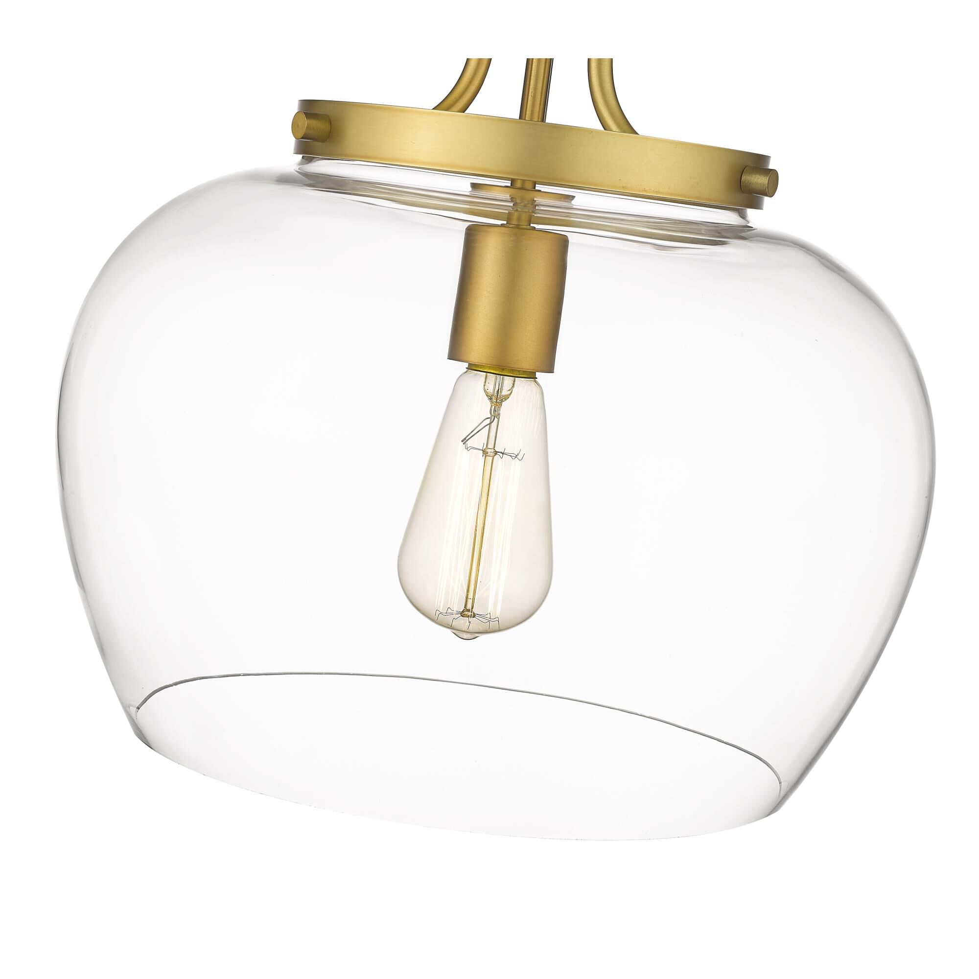 Joliet 13 Inch 1 Light Semi Flush Mount by Z-Lite - Clearance