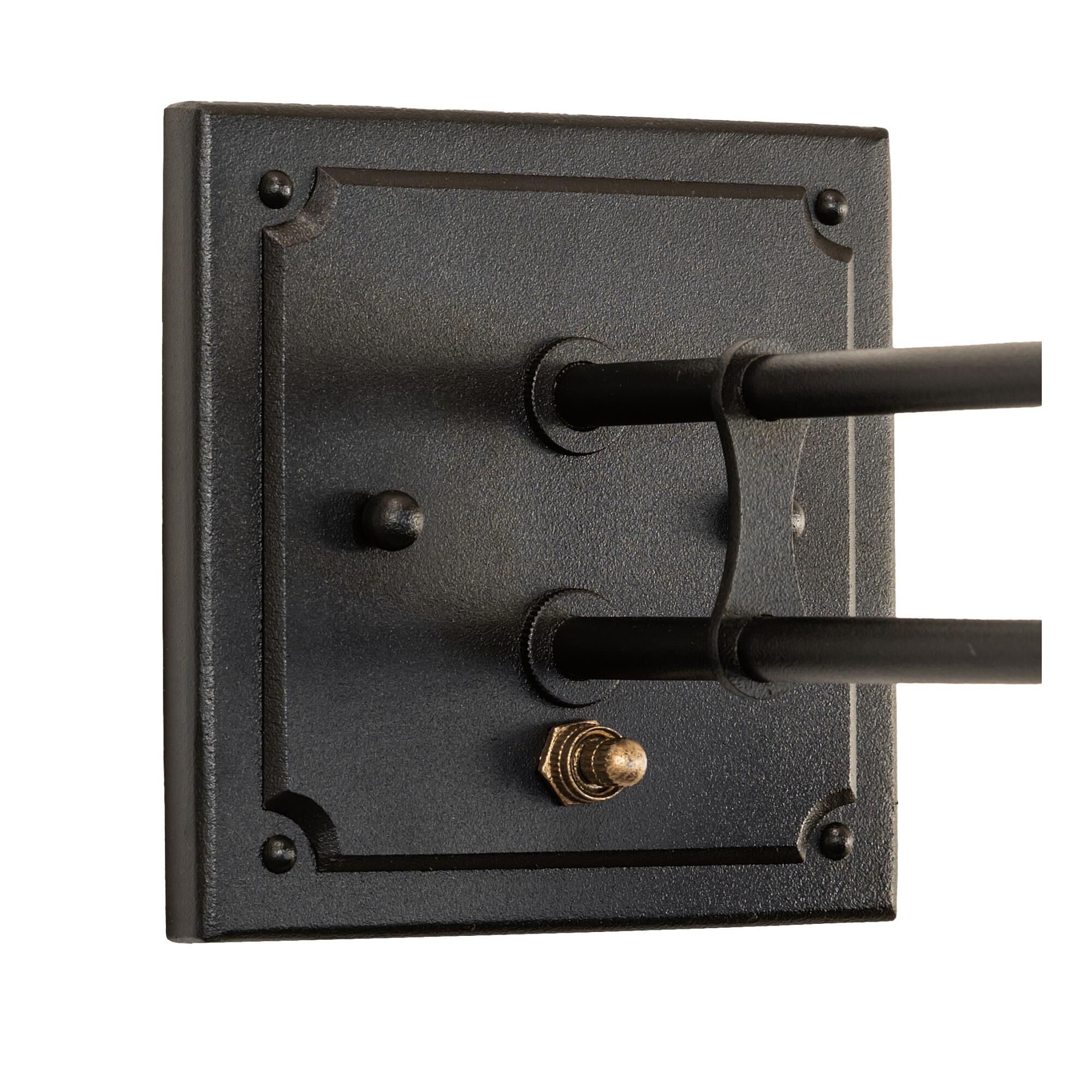 Shown in Pewter Finish finish and Black Metal Finish glass