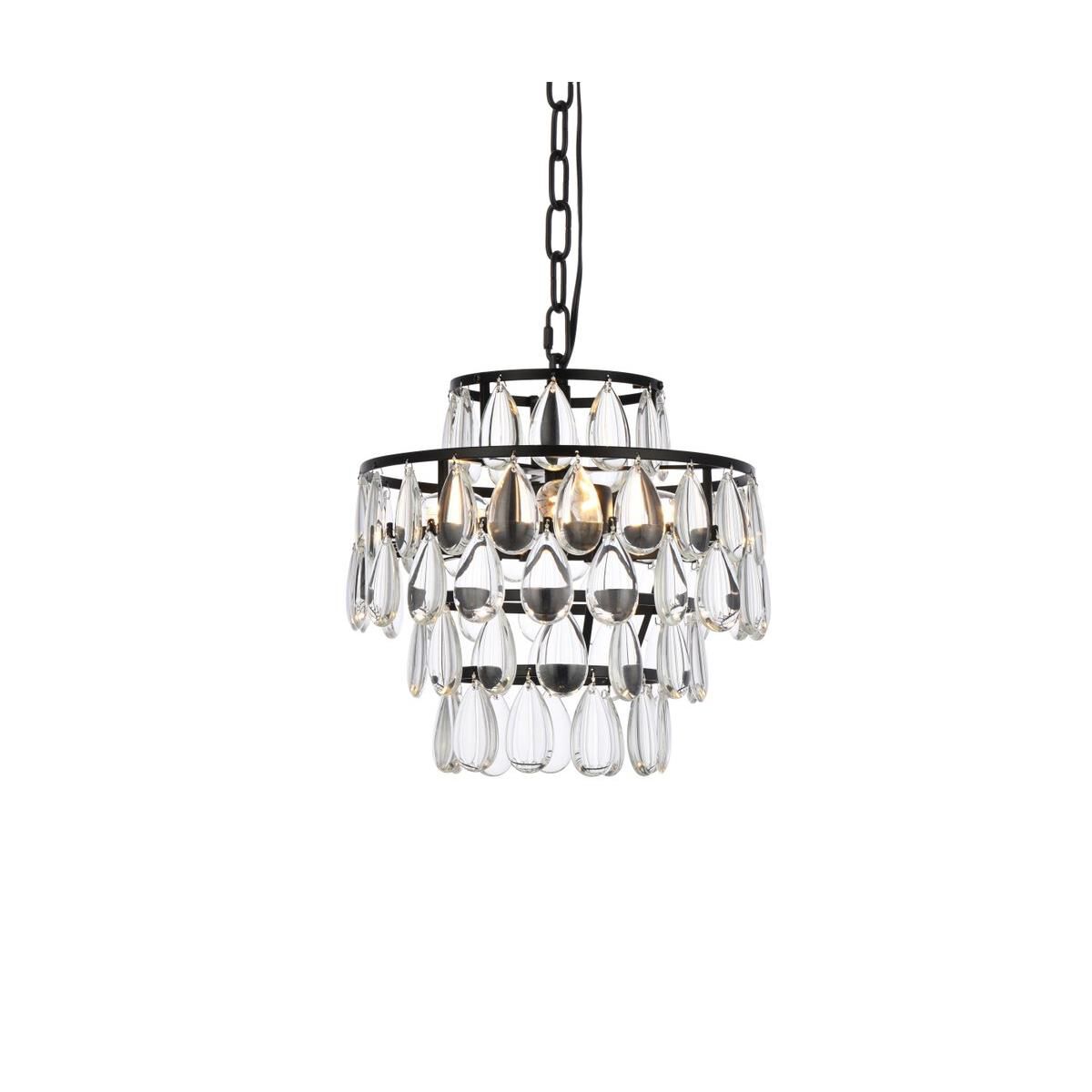 Mila 12 Inch Mini Pendant by Elegant Lighting