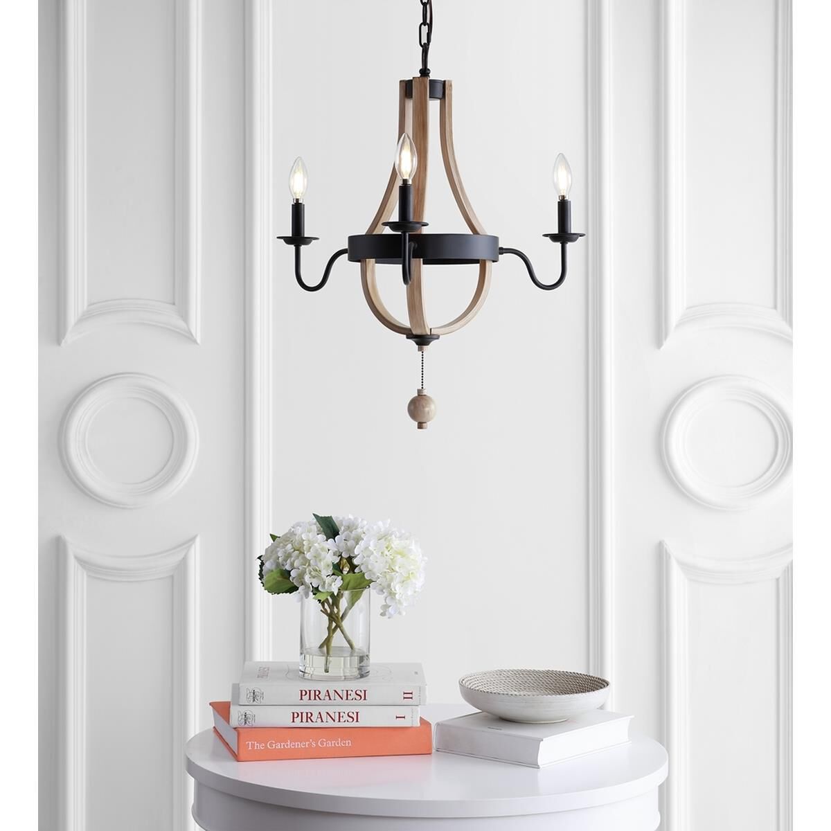 Kamari 23 Inch 3 Light LED Chandelier by Safavieh