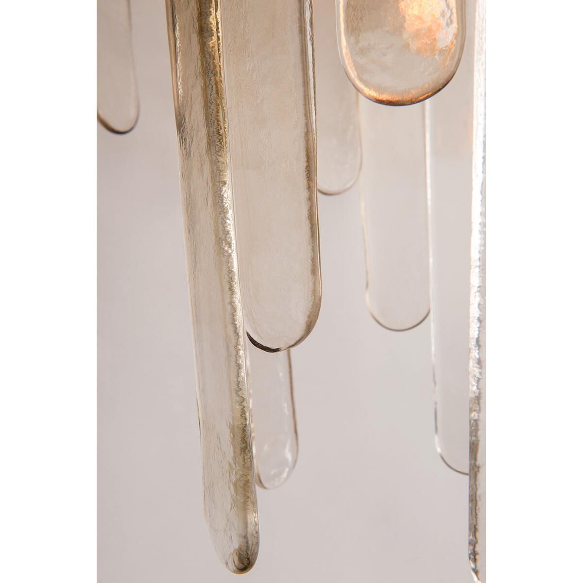 Shown in Polished Nickel finish and Champagne glass