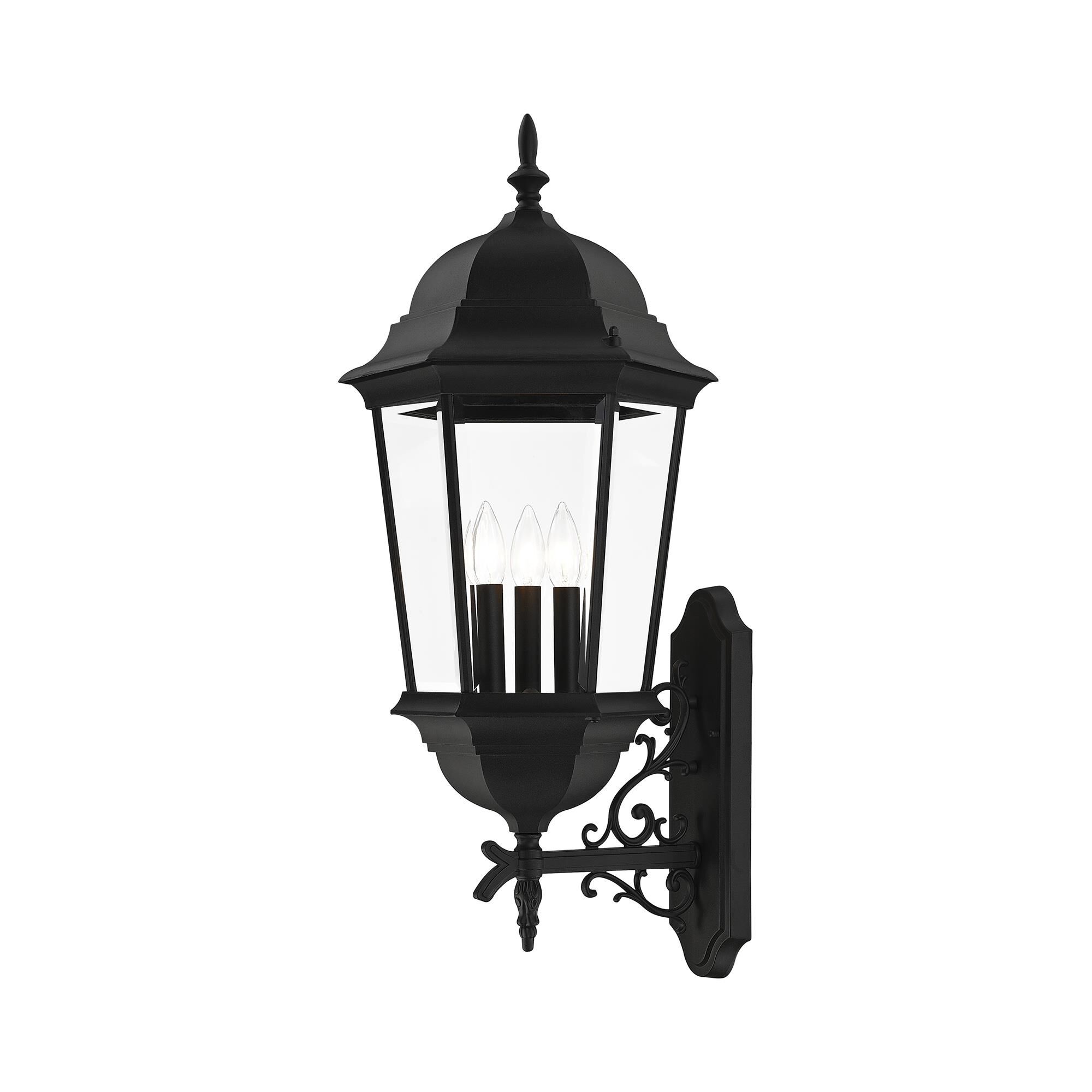 Hamilton 28 Inch Tall 3 Light Outdoor Wall Light by Livex Lighting