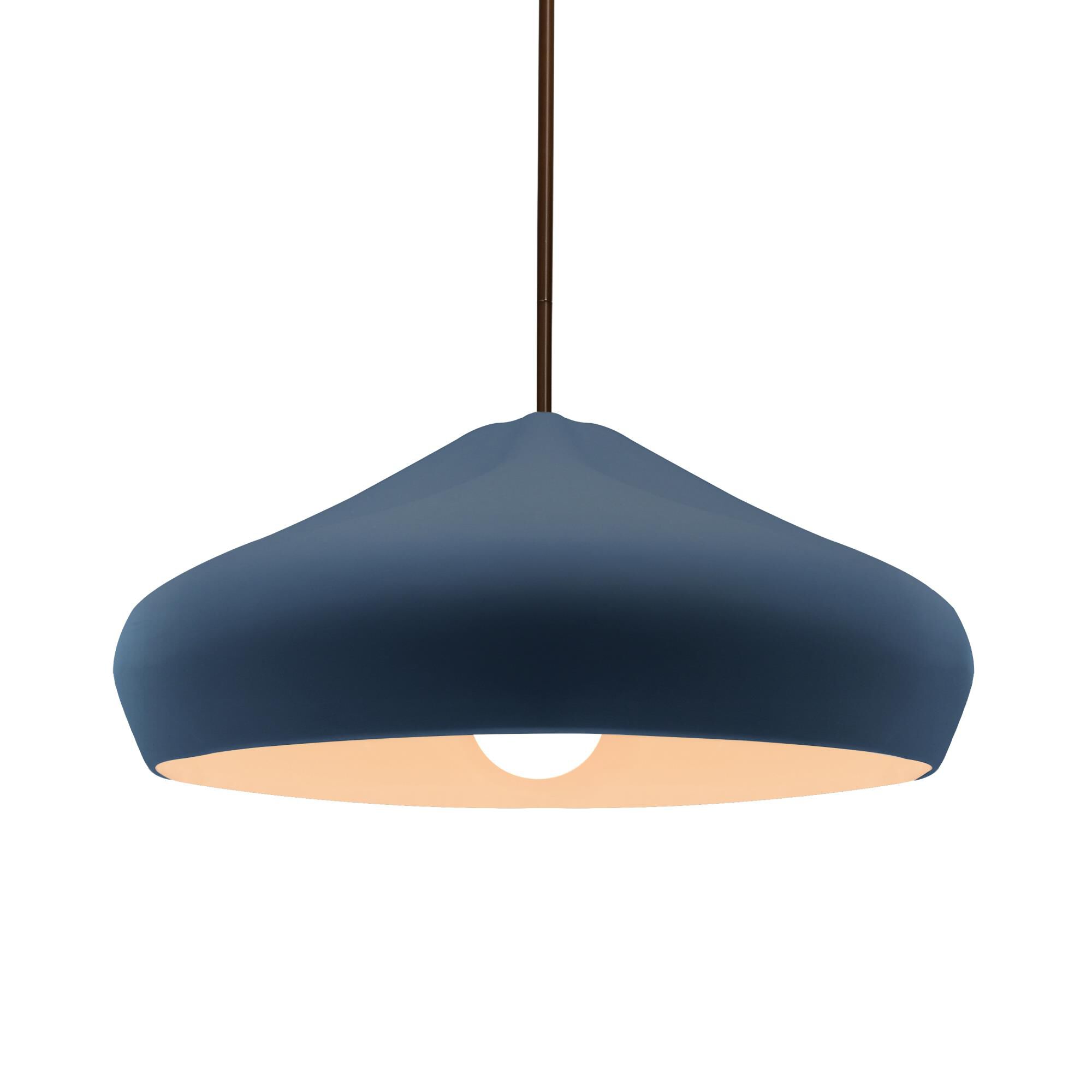 Shown in Dark Bronze finish and Midnight Sky shade