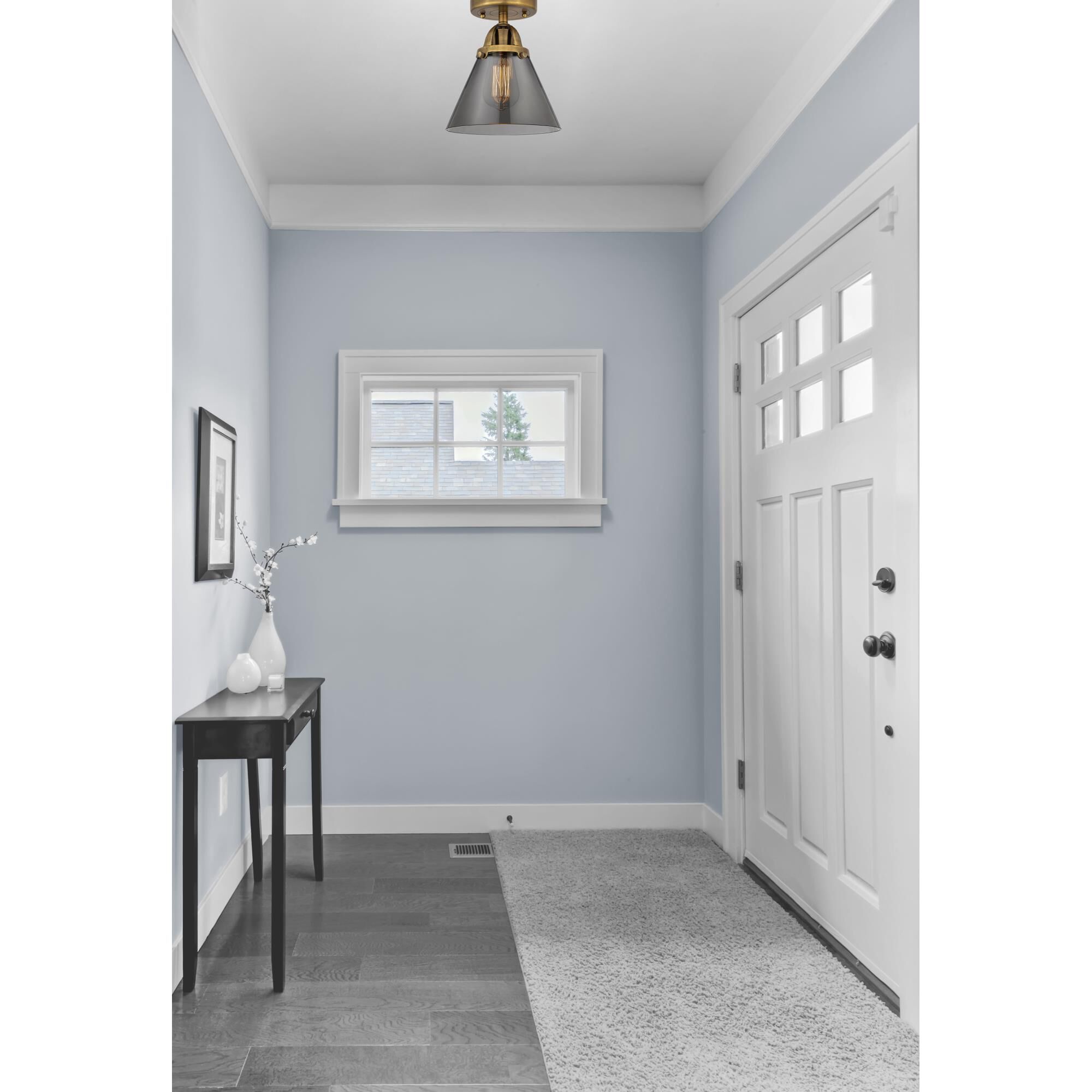 Bruno Marashlian Cone 7 Inch 1 Light Semi Flush Mount by Innovations Lighting