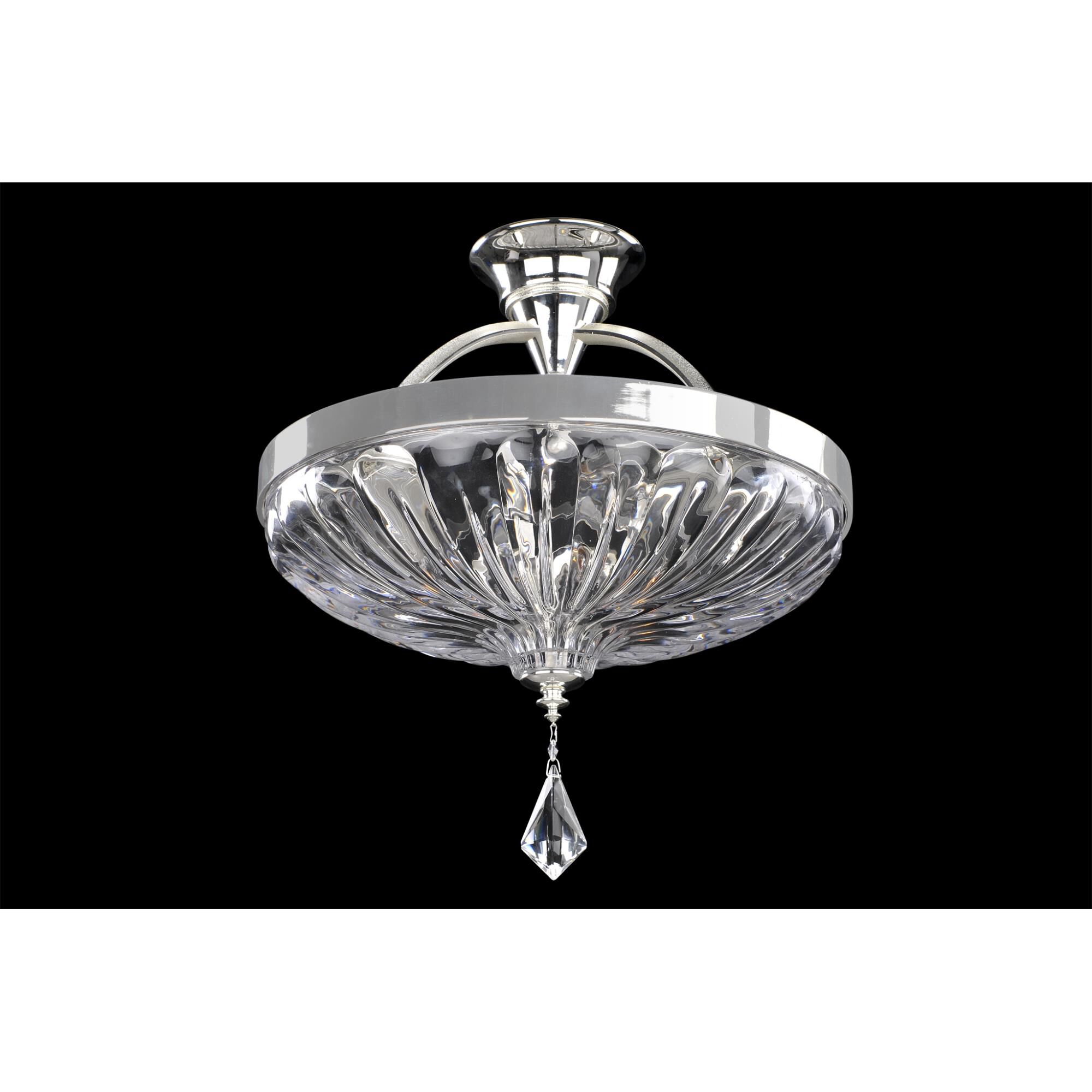 Orecchini 16 Inch 3 Light Semi Flush Mount by Allegri