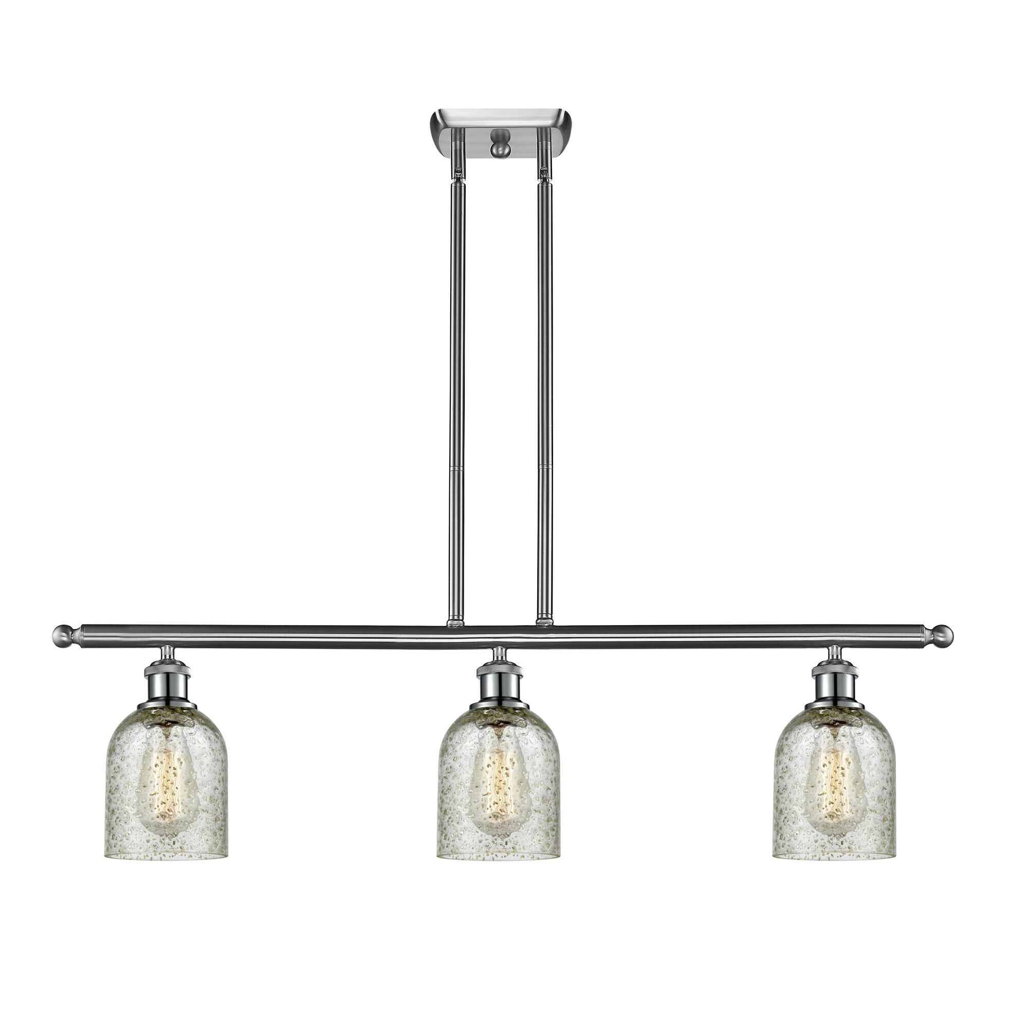 Shown in Brushed Satin Nickel finish and Mica glass