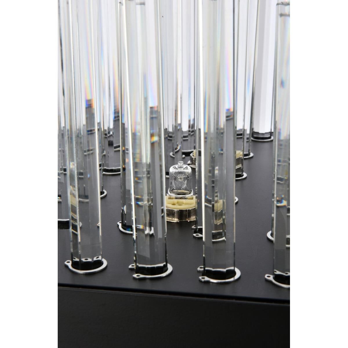 Shown in Black finish and Royal Cut Clear crystal