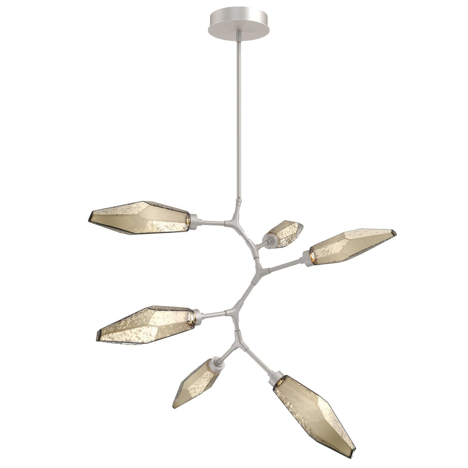 Rock Crystal Multi Light Pendant by Hammerton Studio