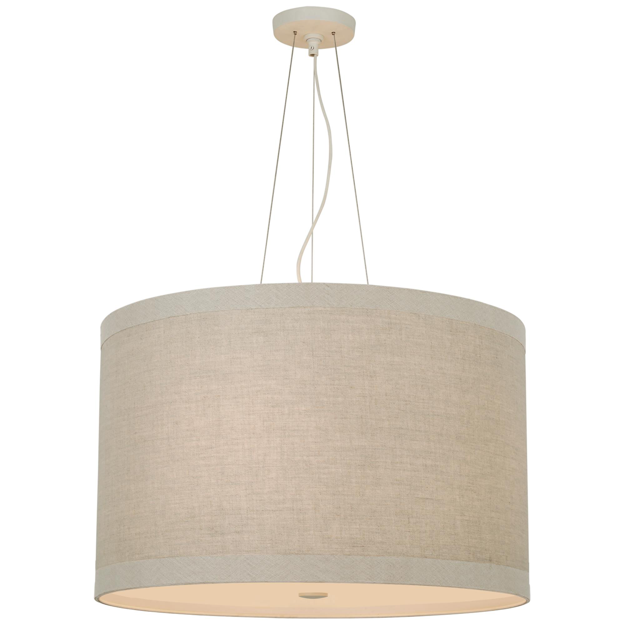 Shown in Light Cream finish and Natural Linen shade