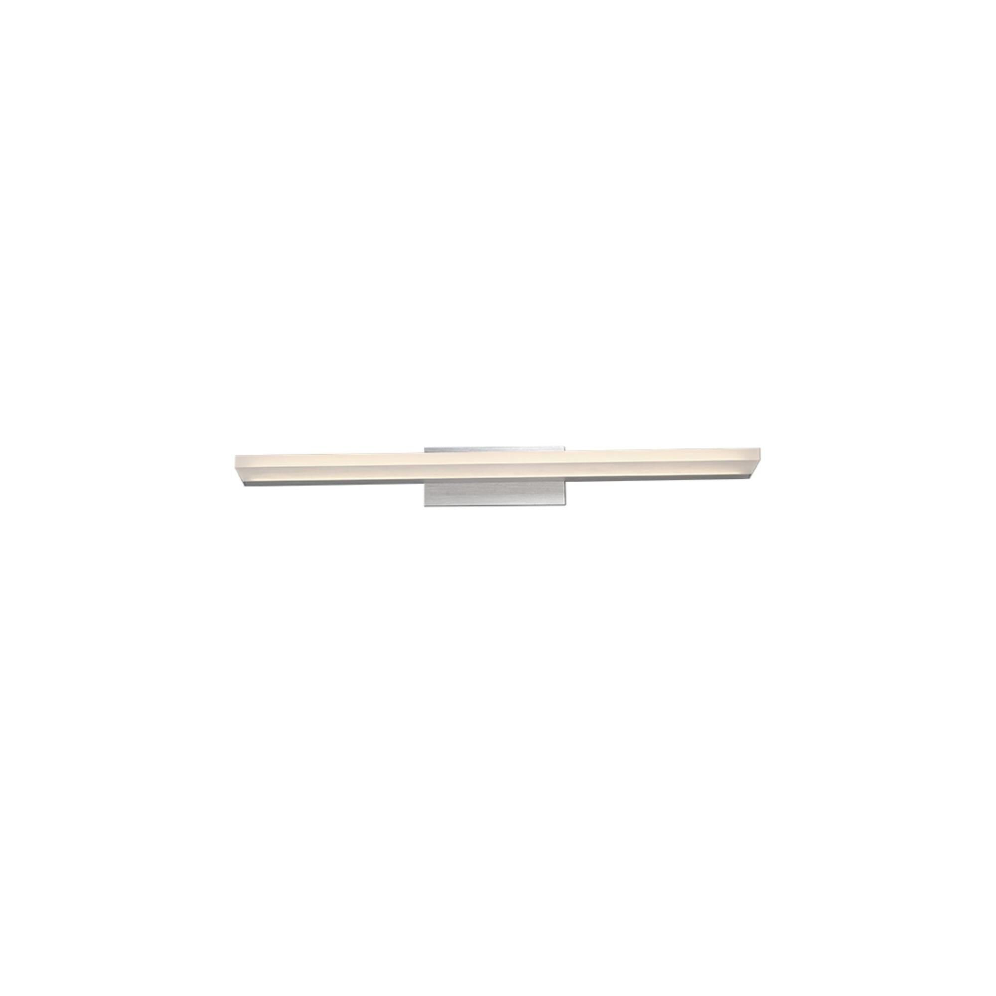 Shown in Brushed Aluminum finish and Clear Acrylic Lens glass