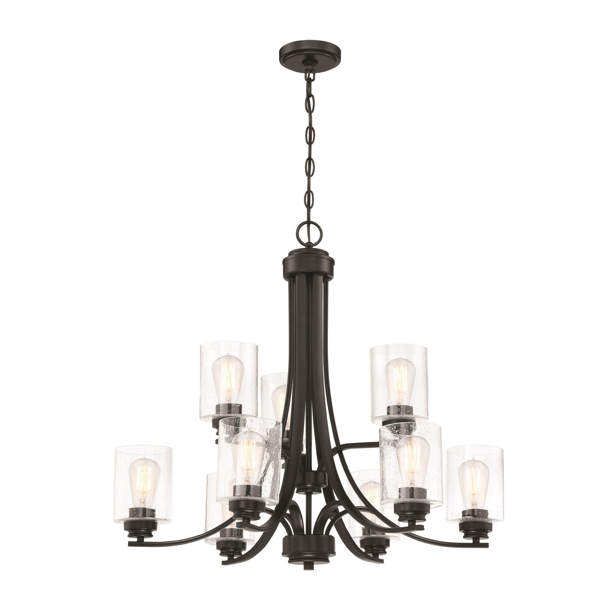 Bolden 29 Inch 9 Light Chandelier by Craftmade