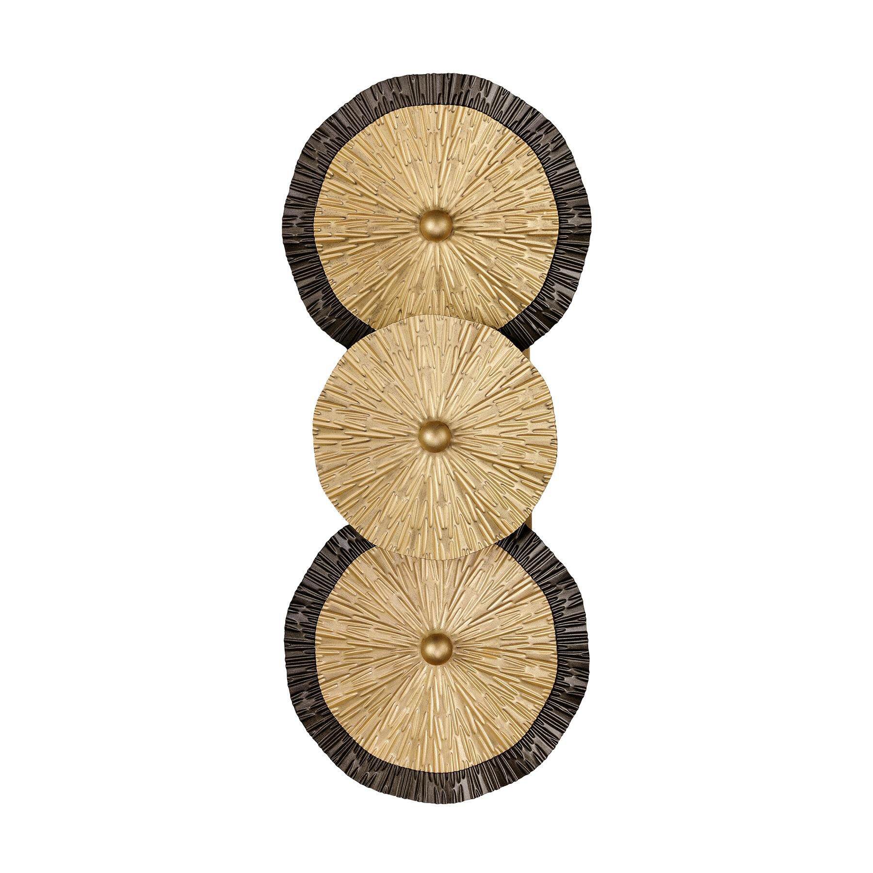 Shown in Distressed Gold And Bronze finish