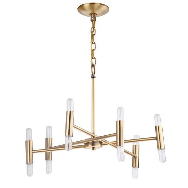 Gale 22 Inch 12 Light LED Mini Chandelier by Safavieh