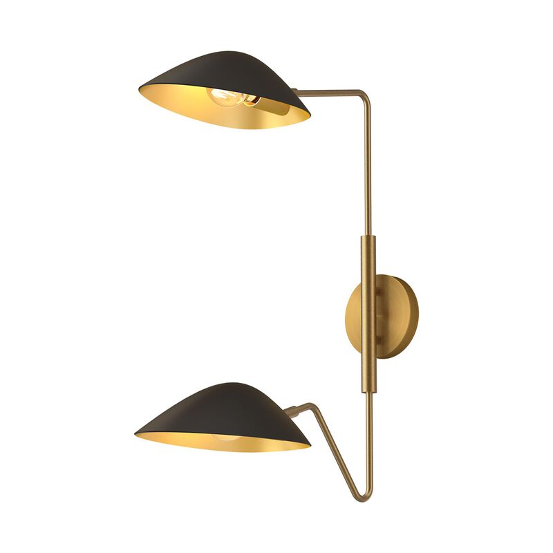 Oscar 24 Inch 2 Light Bath Vanity Light by Alora Mood