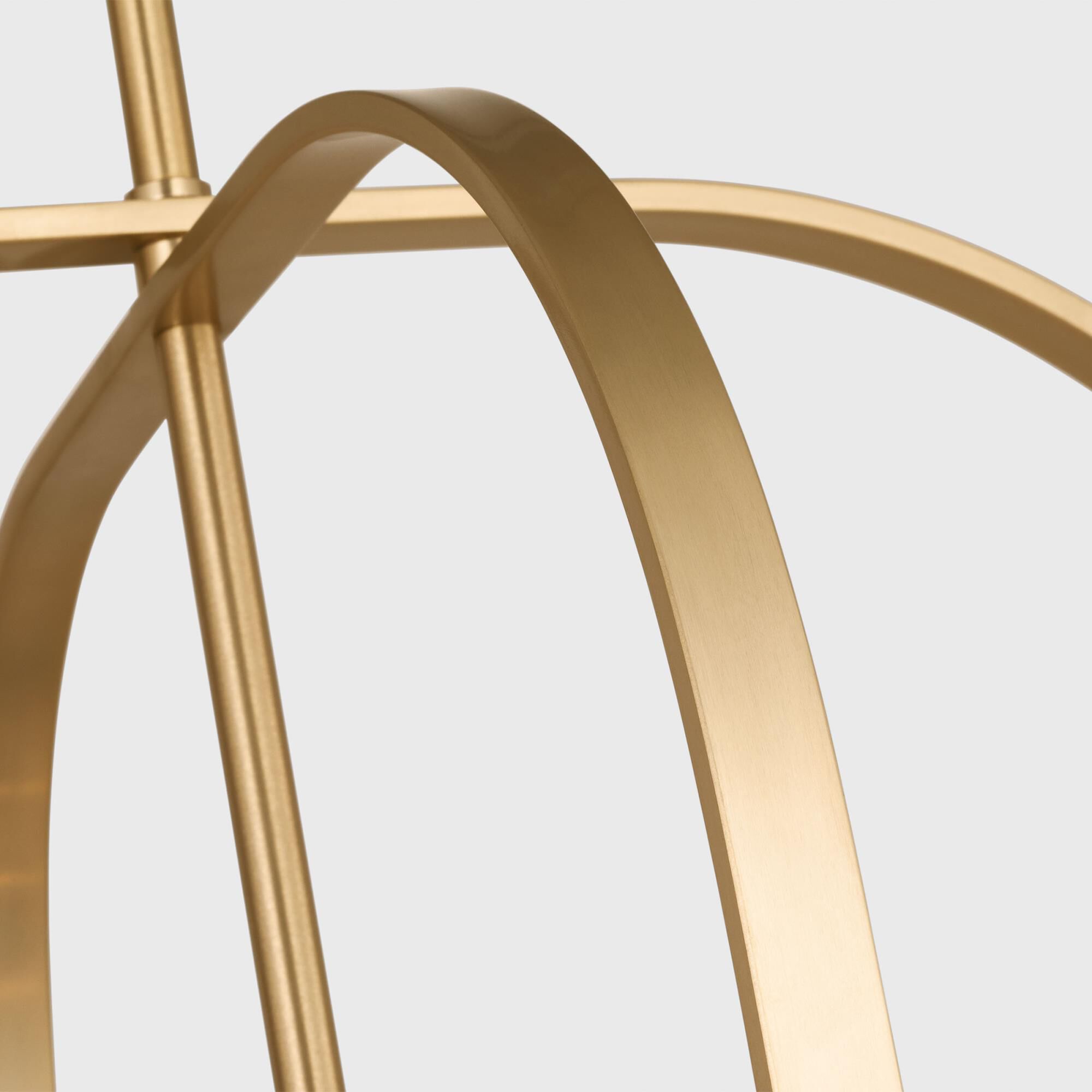 Shown in Satin Brass finish