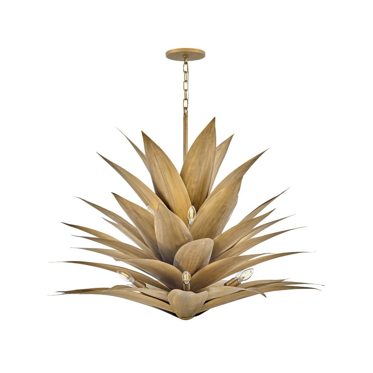 Agave 45 Inch 12 Light LED Chandelier by Fredrick Ramond