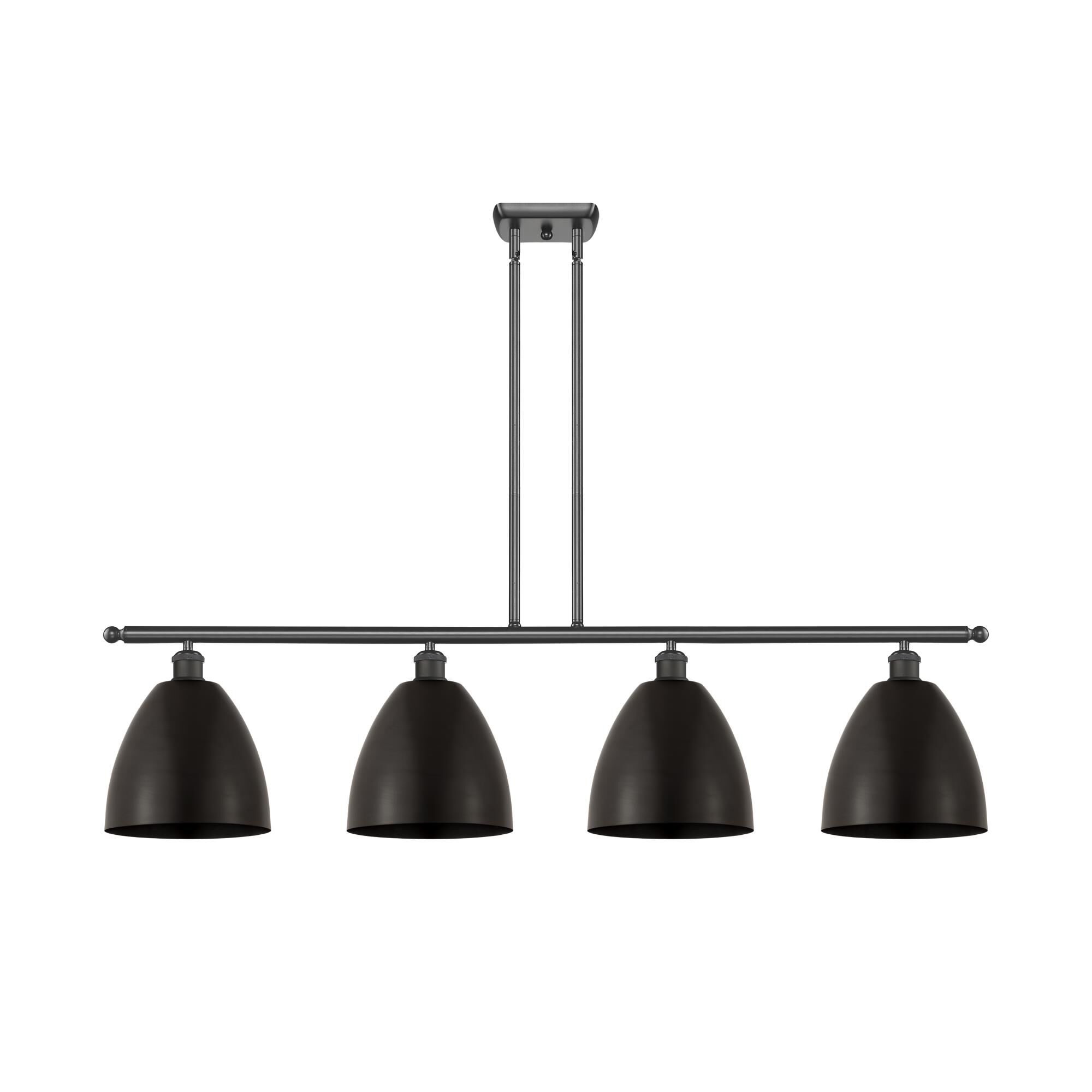Shown in Oil Rubbed Bronze finish and Oil Rubbed Bronze Ballston Dome shade