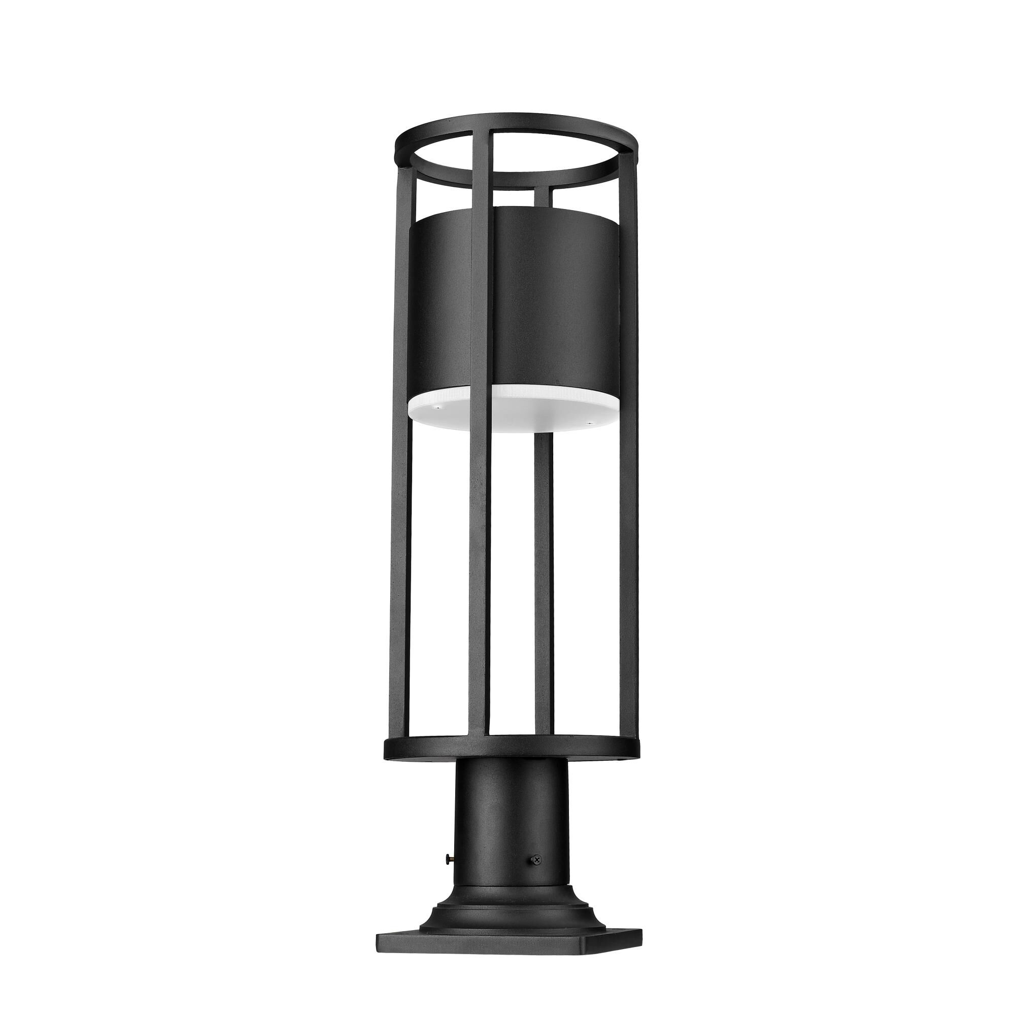 Shown in Black finish and Etched glass