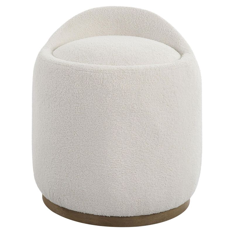 Matthew Williams Swirl 24 Inch Ottoman By Uttermost