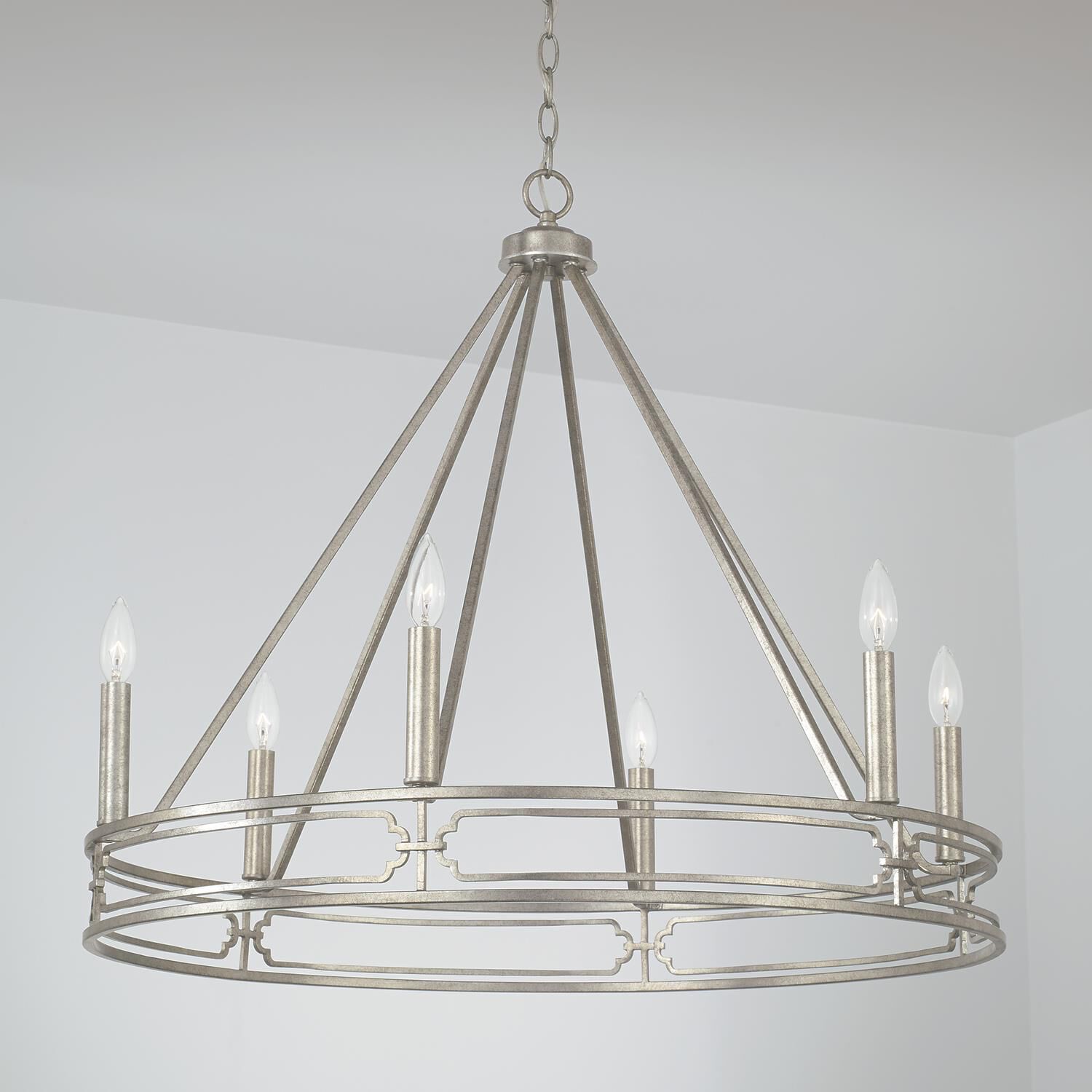 Merrick 31 Inch 6 Light Chandelier Capitol Lighting
