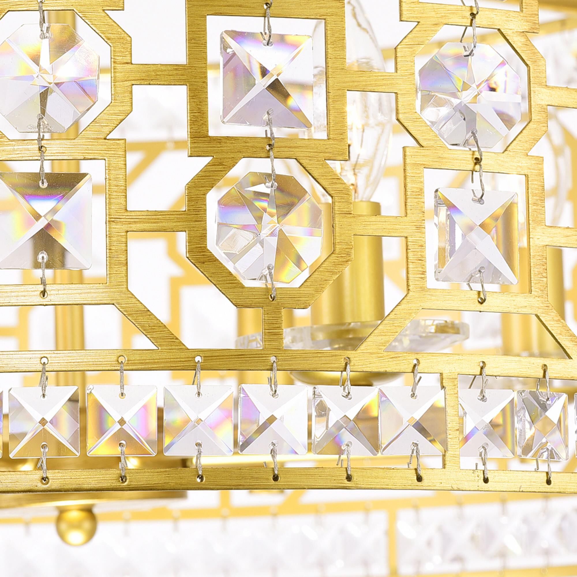 Shown in Champagne finish and K9 Clear crystal