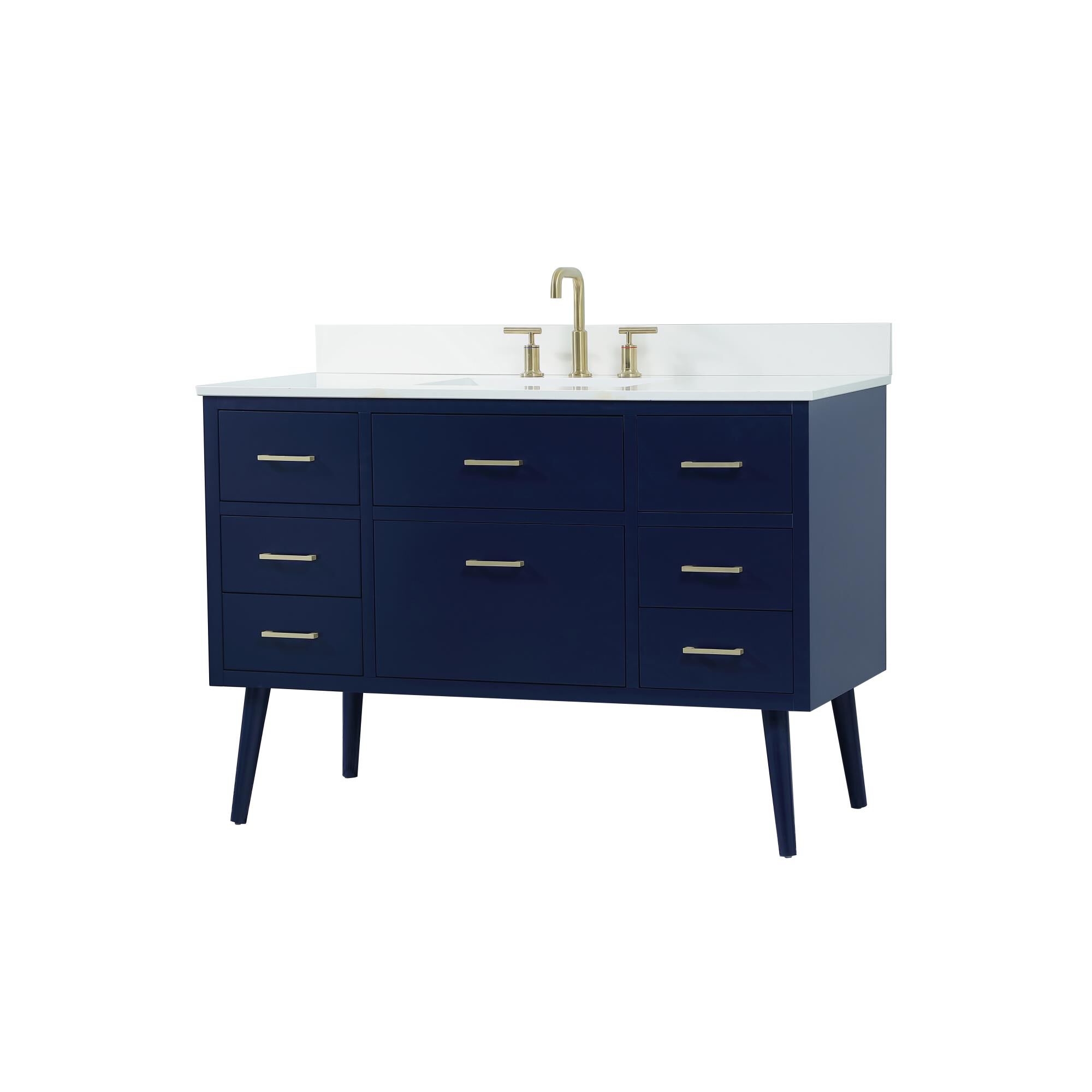 Shown in Blue finish