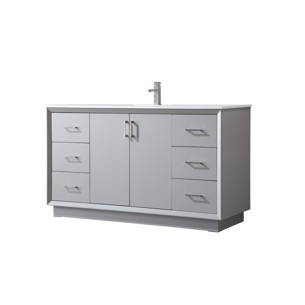 Hayes 60 Inch Bath Vanity by Elegant Decor
