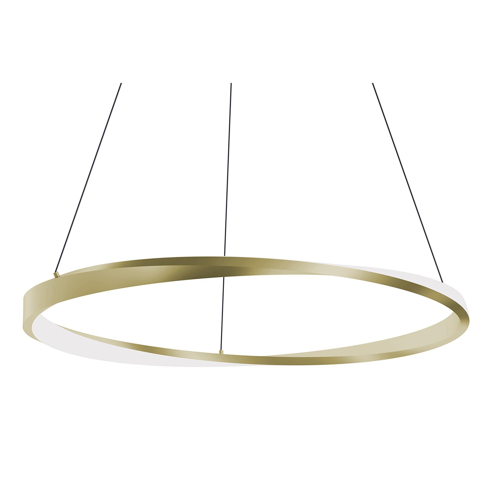 Shown in Light Antique Brass finish and White shade