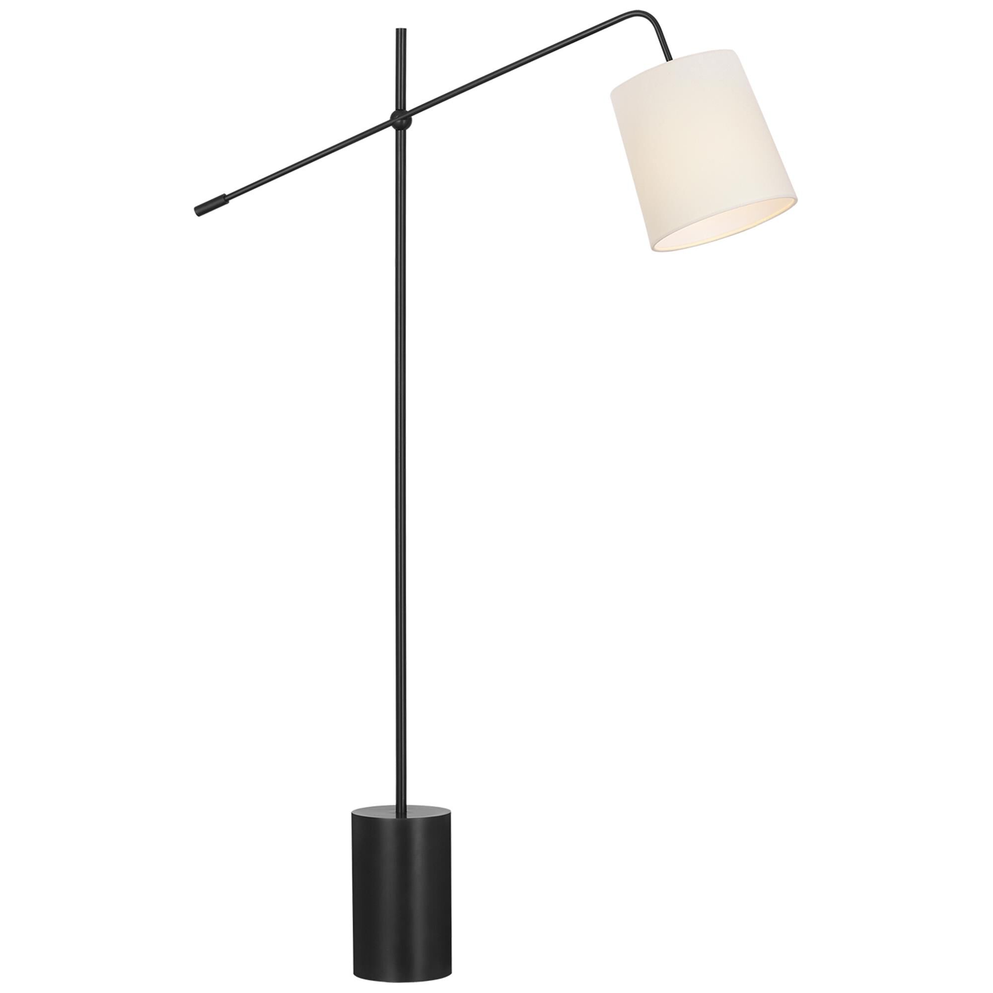 Shown in Bronze finish and Linen shade