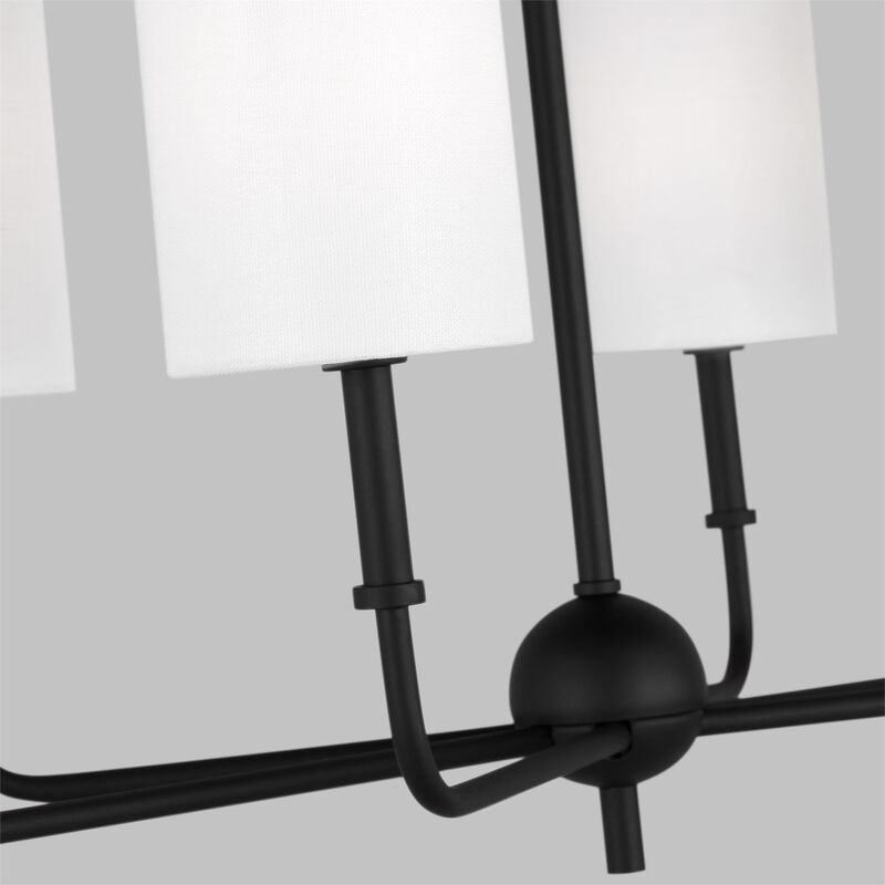 Sean Lavin Foxdale 44 Inch 6 Light Chandelier by Visual Comfort Studio Collection