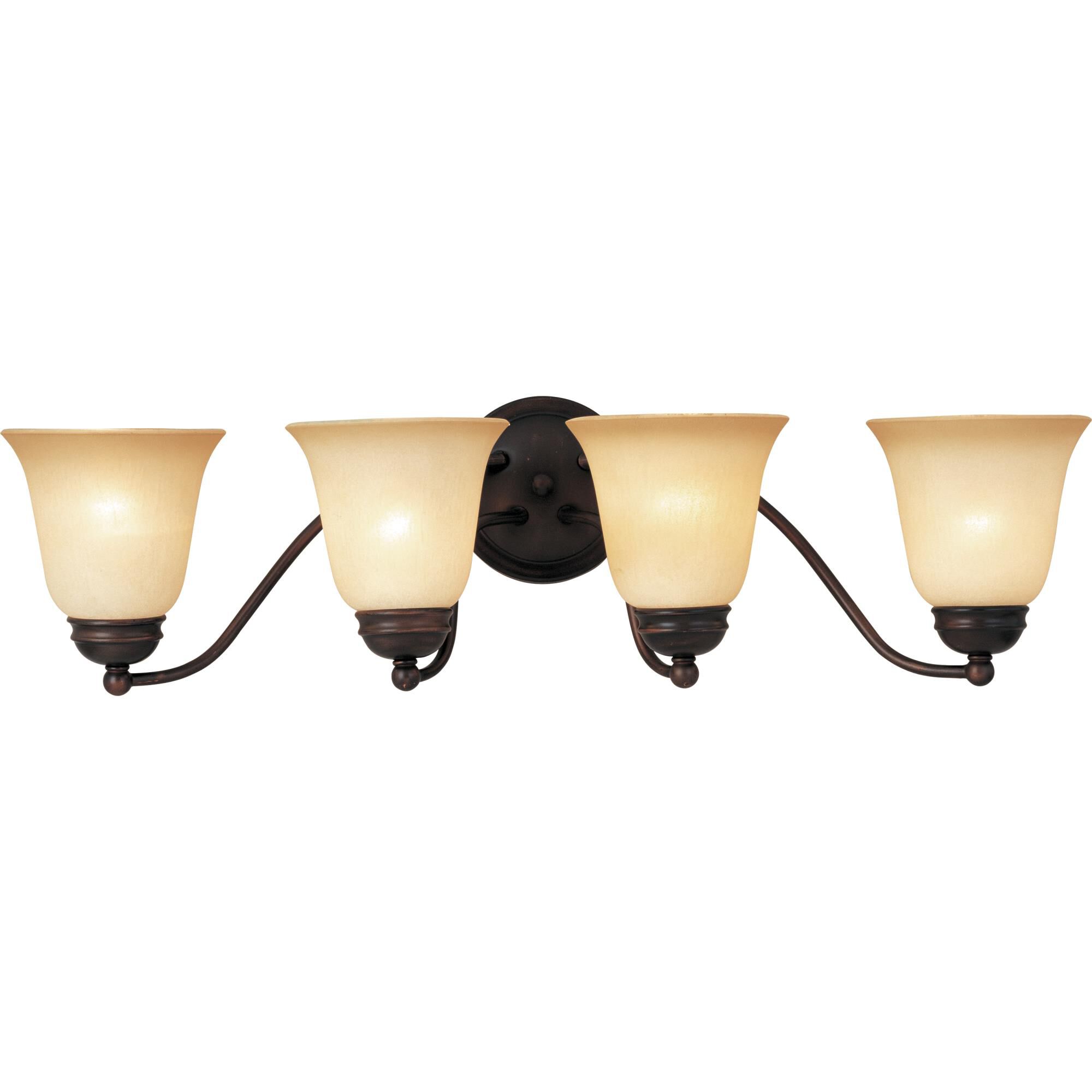 Shown in Oil Rubbed Bronze finish and Wilshire glass