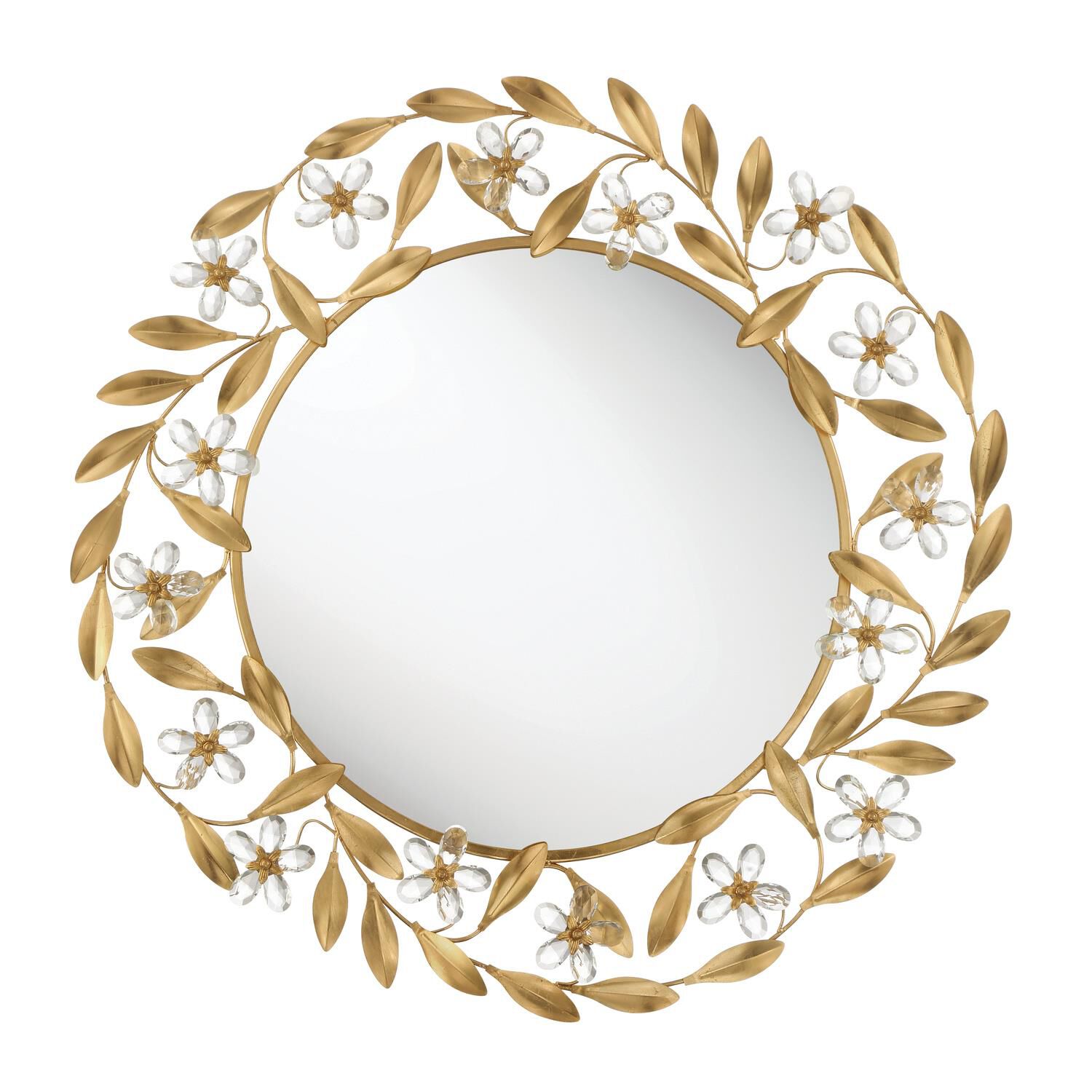 Marselle 30 Inch Decorative Mirror by Crystorama